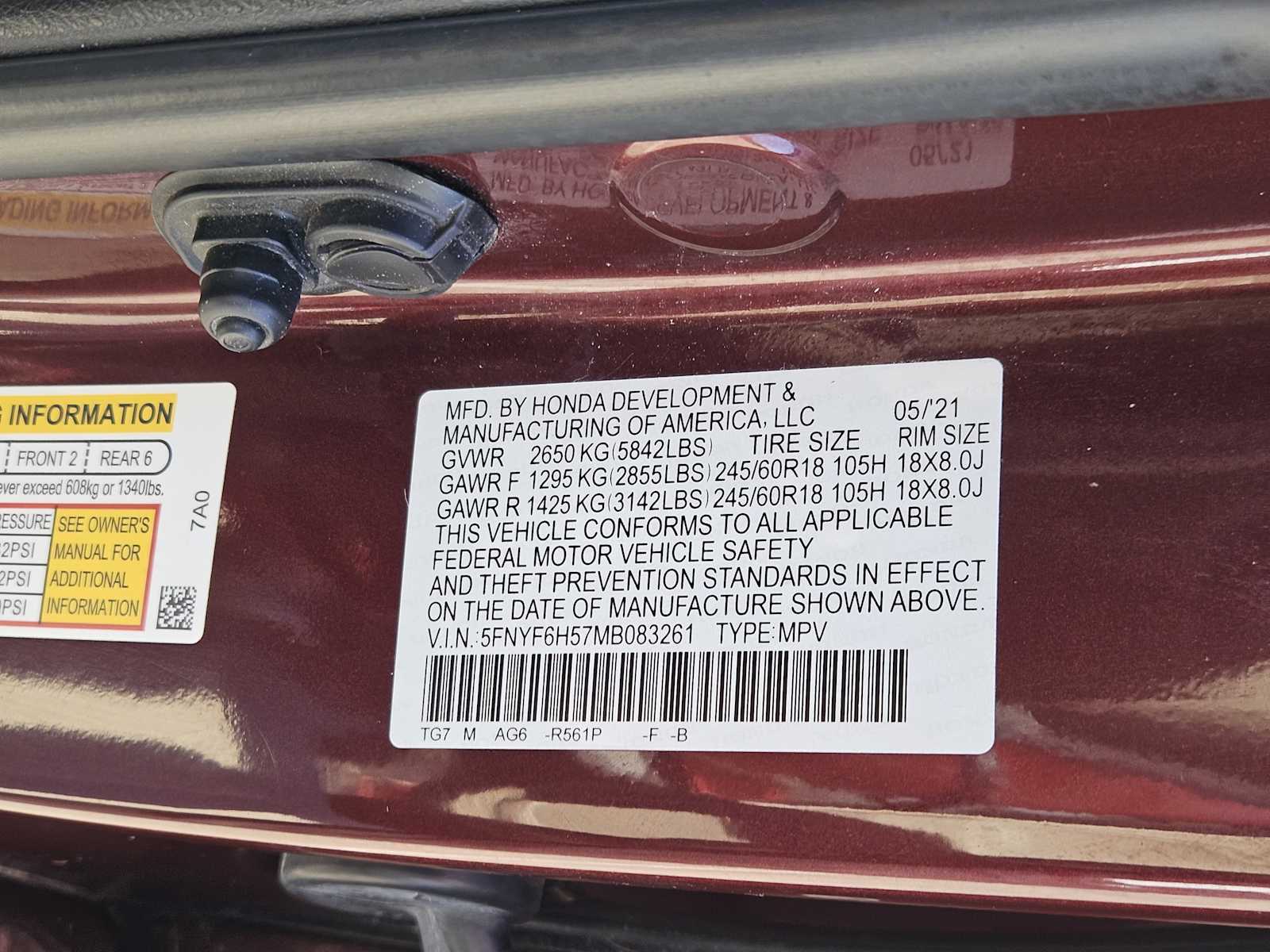 Thumbnail: 2021 Honda Pilot - 33