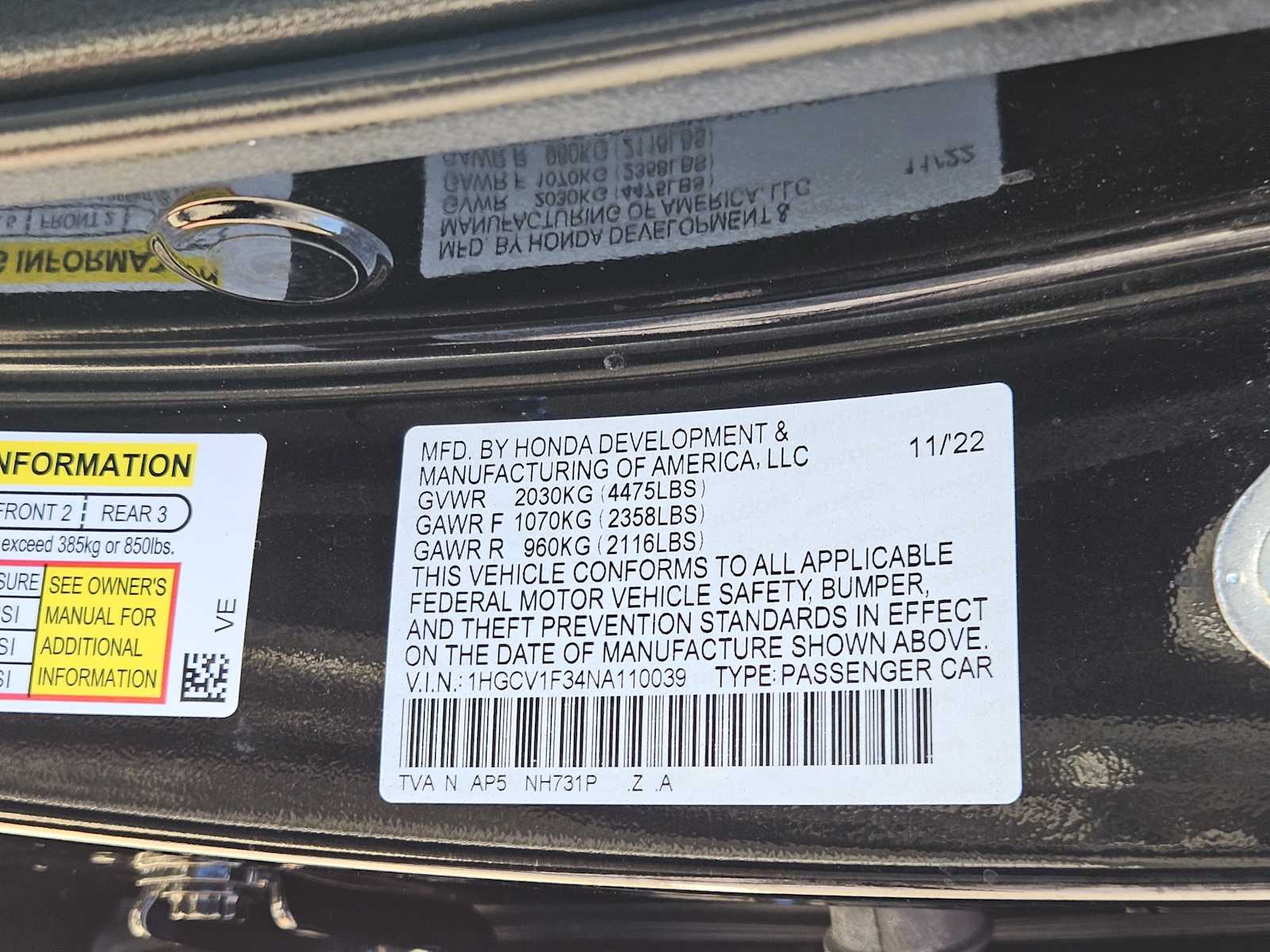 Thumbnail: 2022 Honda Accord - 33