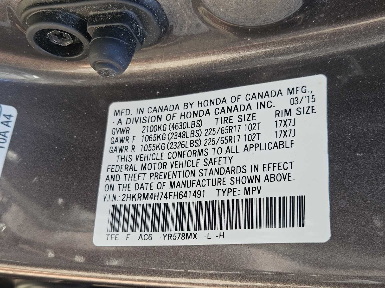 Thumbnail: 2015 Honda CR-V - 32