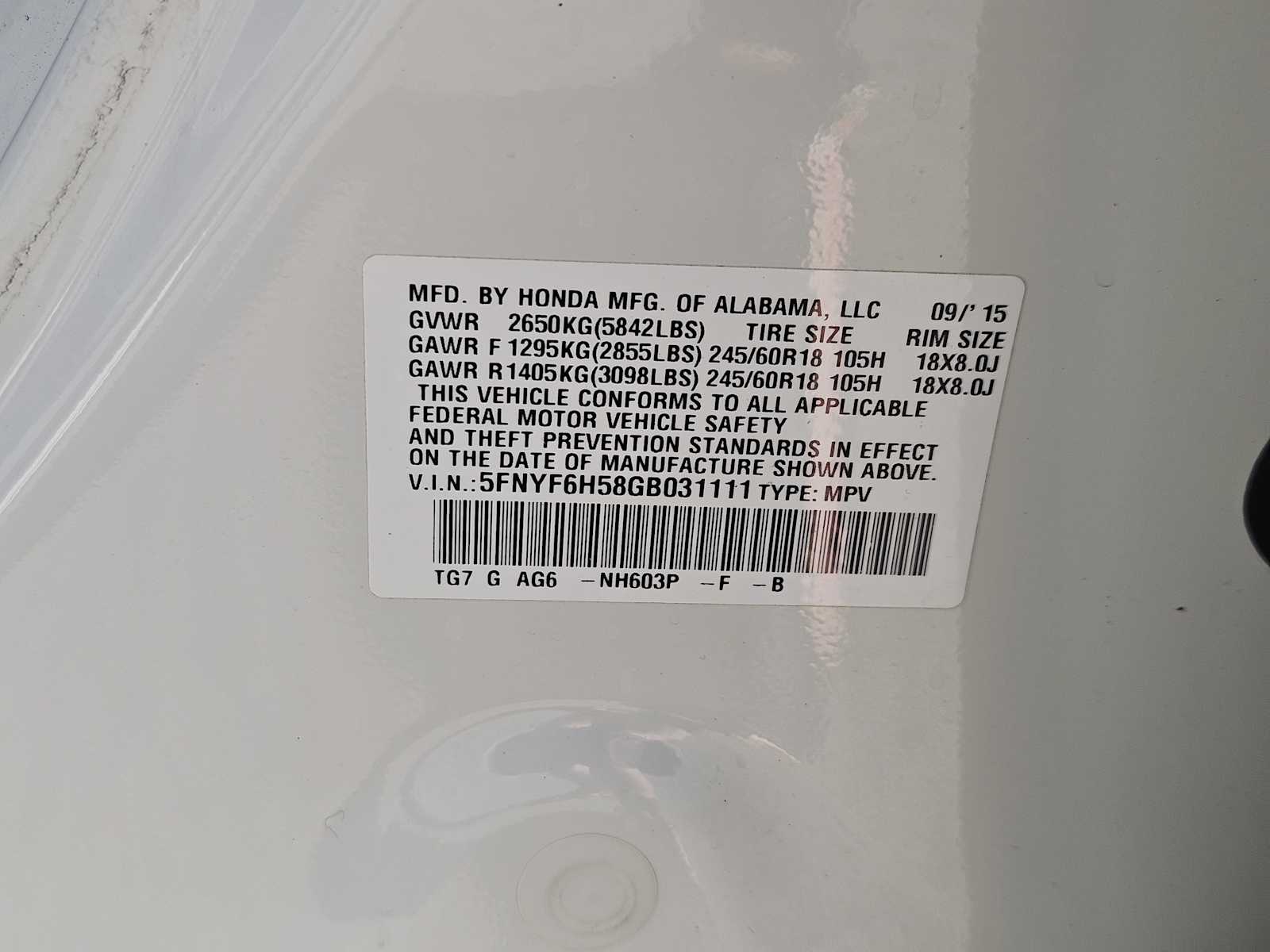 Thumbnail: 2016 Honda Pilot - 34