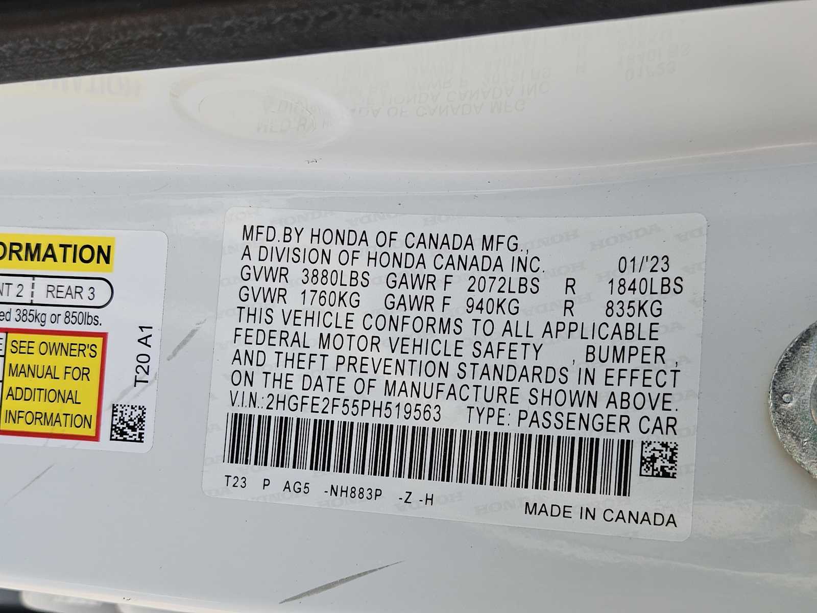 Thumbnail: 2023 Honda Civic - 31