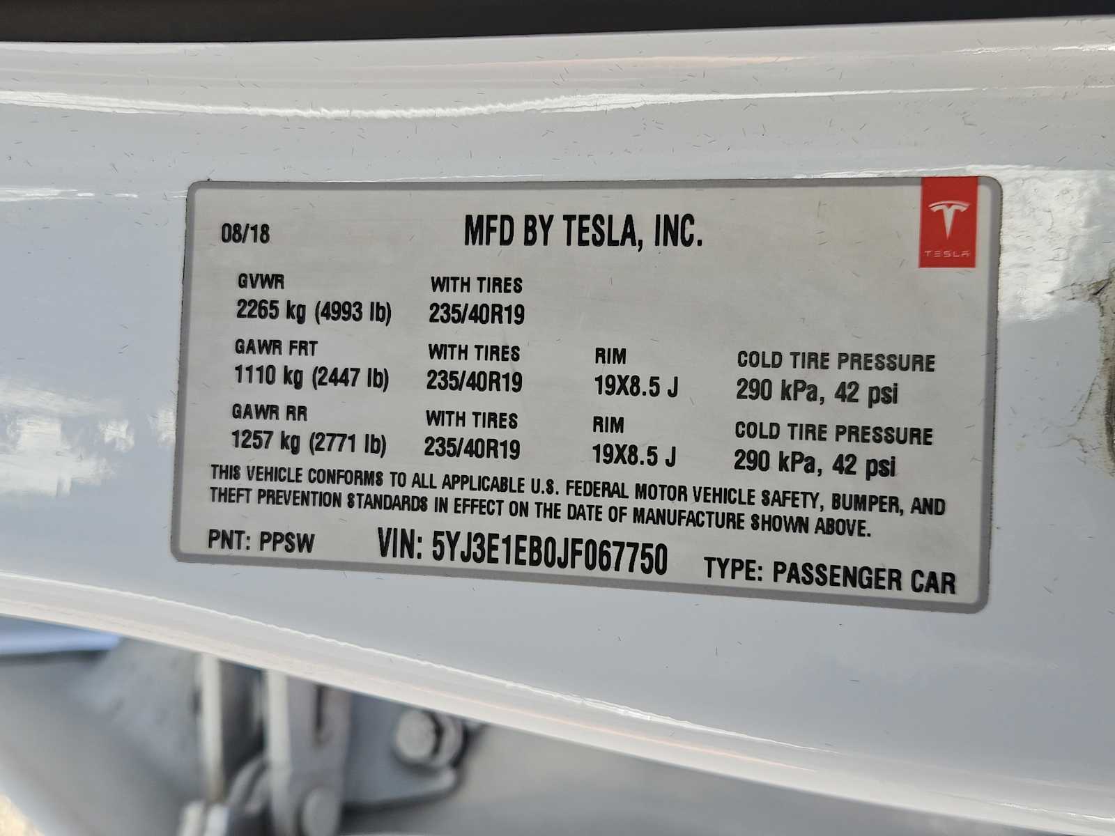 Thumbnail: 2018 Tesla Model 3 - 30