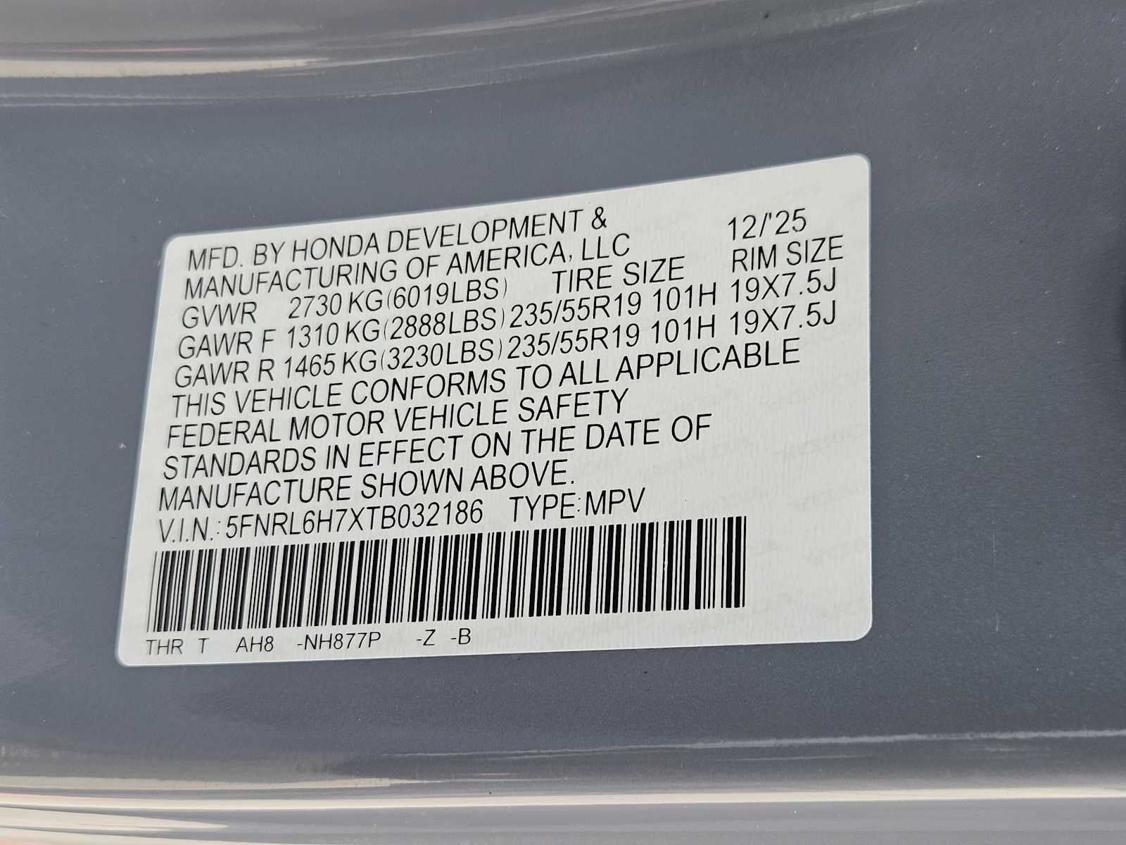 Thumbnail: 2026 Honda Odyssey - 33