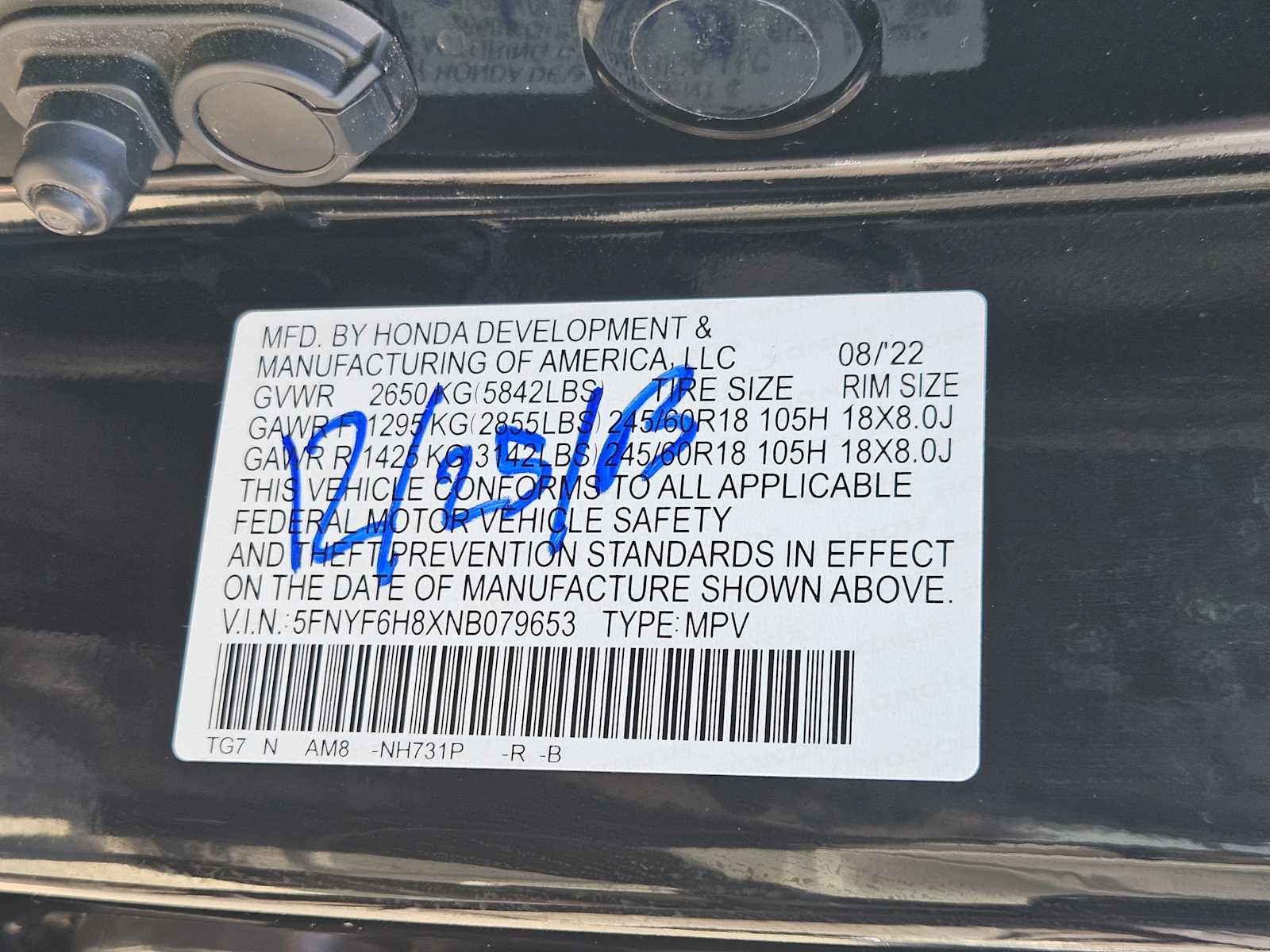 Thumbnail: 2022 Honda Pilot - 33