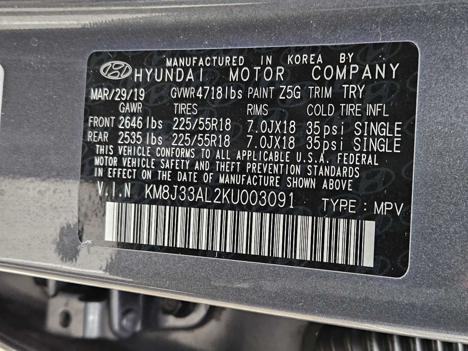 Thumbnail: 2019 Hyundai Tucson - 34