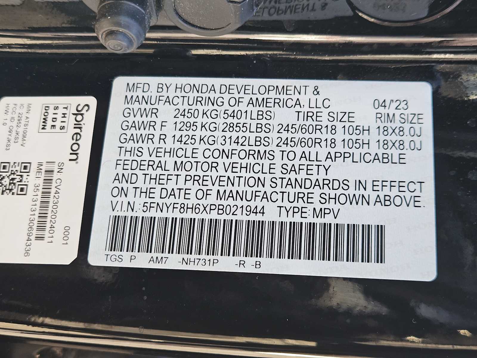 Thumbnail: 2023 Honda Passport - 33