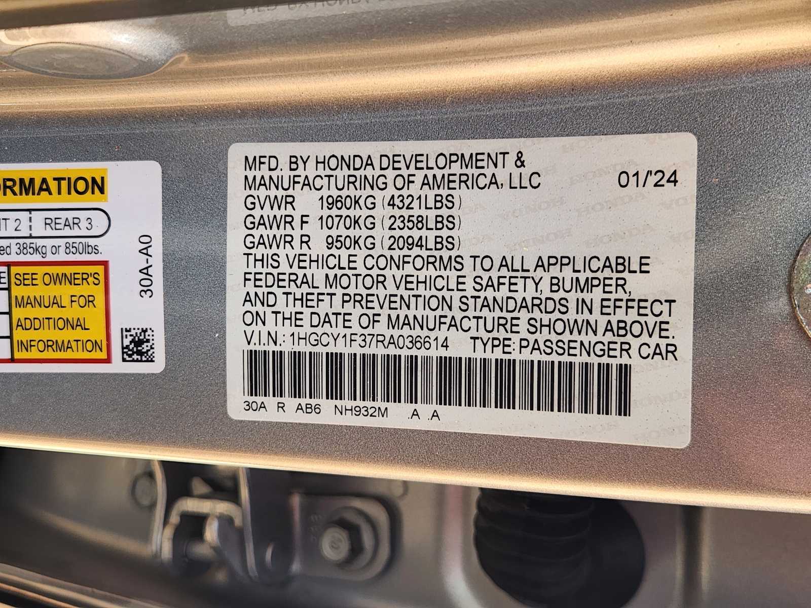 Thumbnail: 2024 Honda Accord - 32