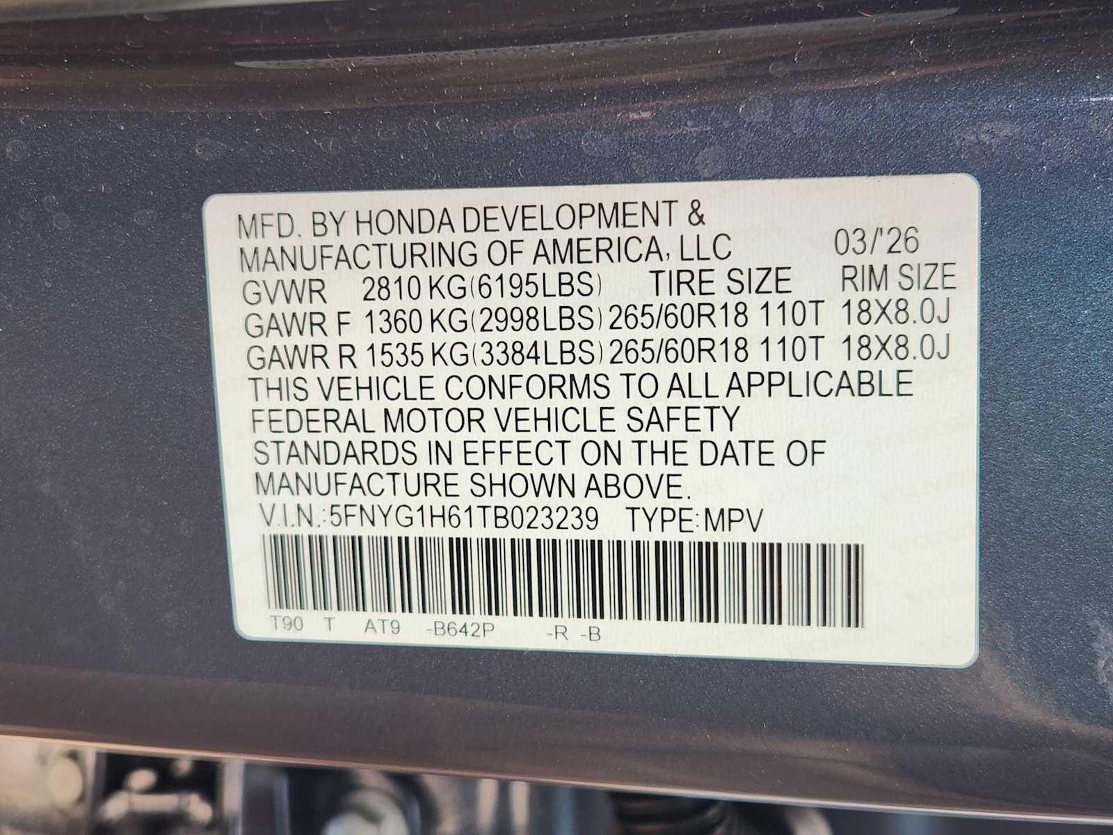 Thumbnail: 2026 Honda Pilot - 34