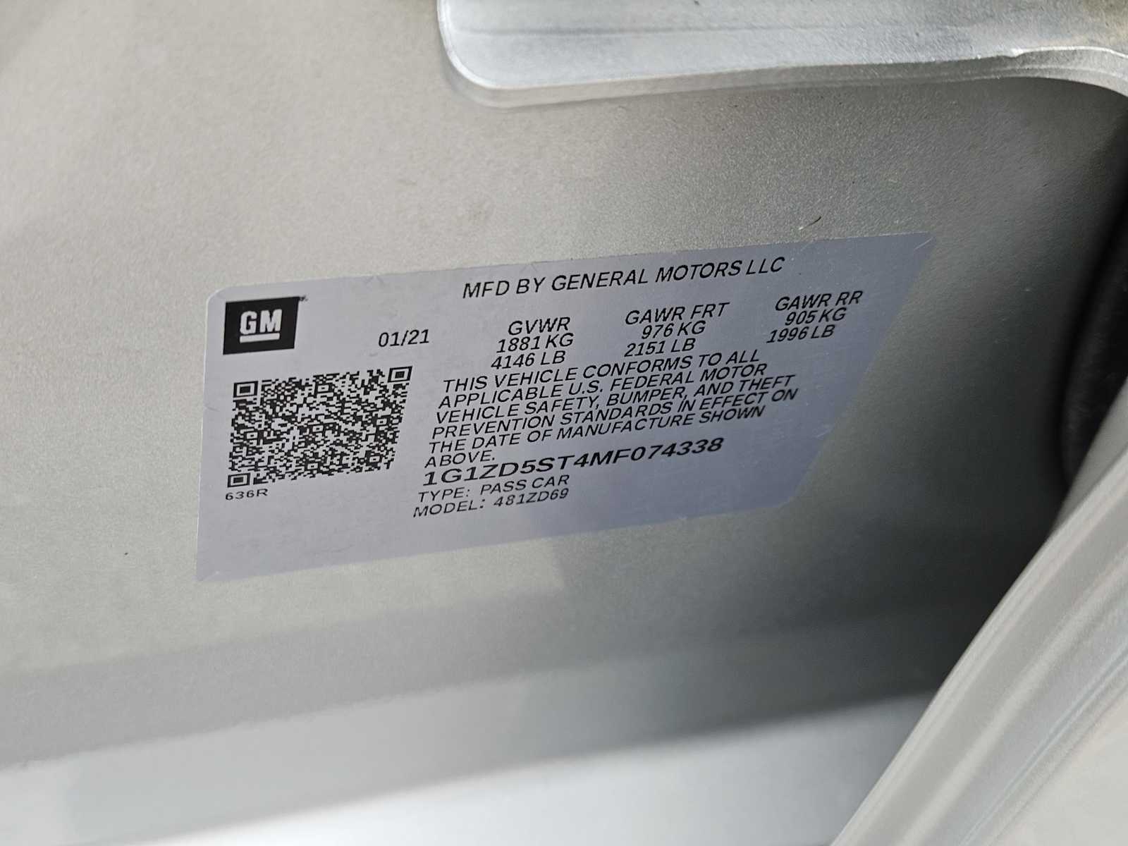 Thumbnail: 2021 Chevrolet Malibu - 32