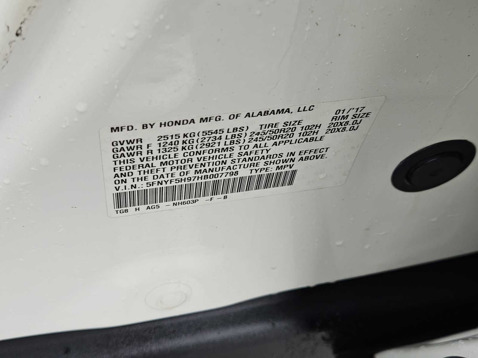 Thumbnail: 2017 Honda Pilot - 34