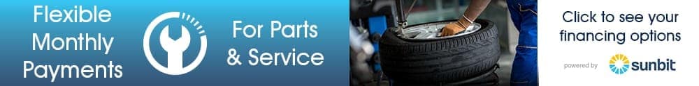Flexible Monthly Payments for Parts & Service, Click to see your financing options.