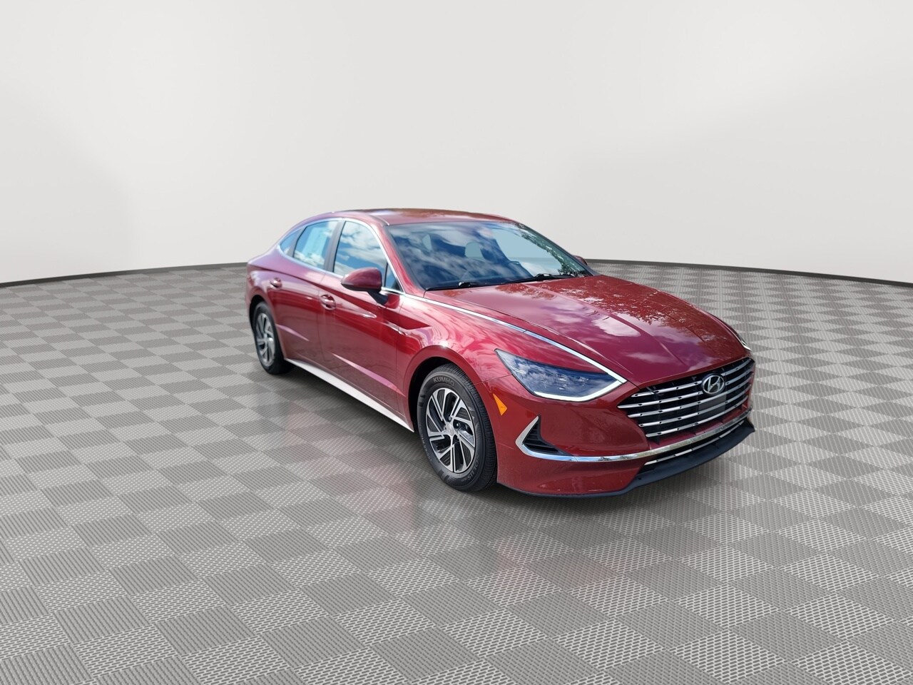 2023 Hyundai Sonata Hybrid Blue photo 2