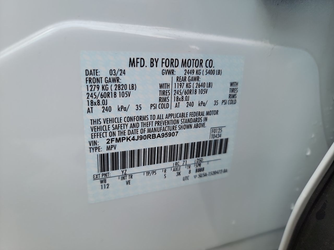 2024 Ford Edge SEL 24