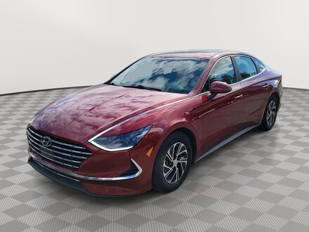 2023 Hyundai Sonata Hybrid Blue Sedan