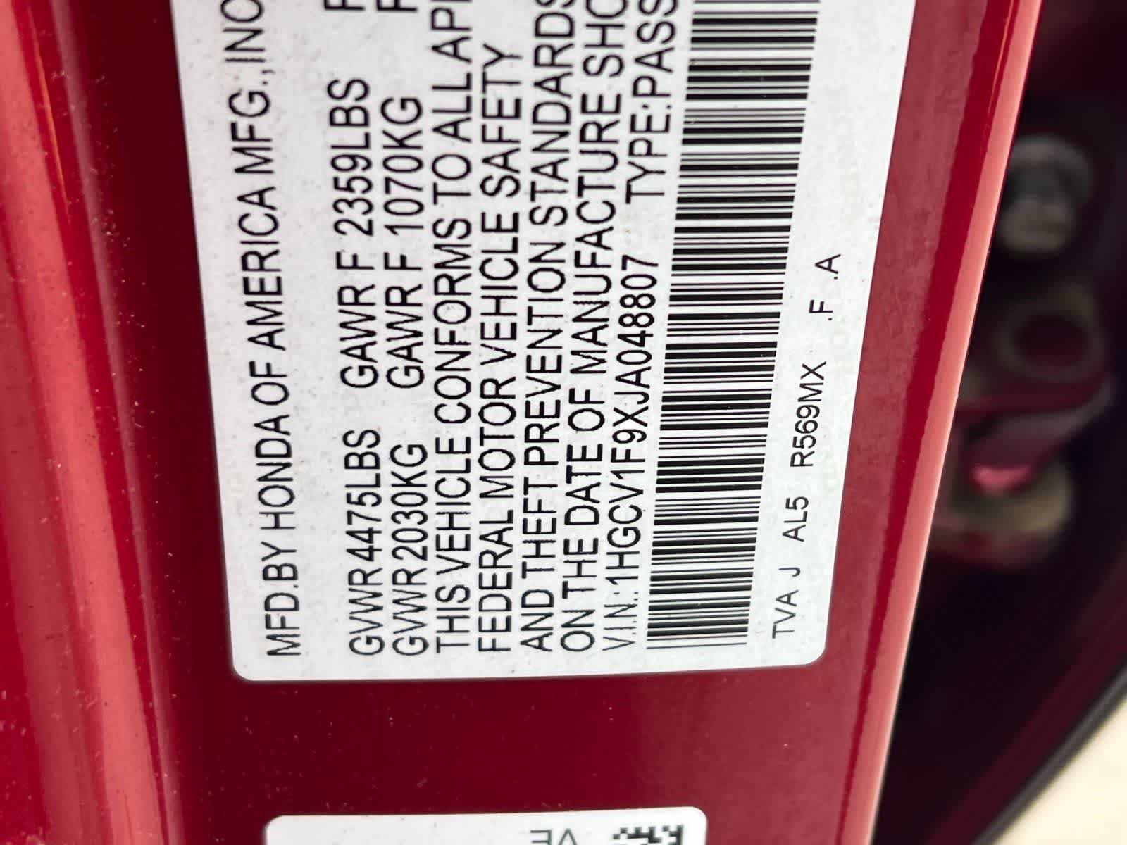 Thumbnail: 2018 Honda Accord - 31