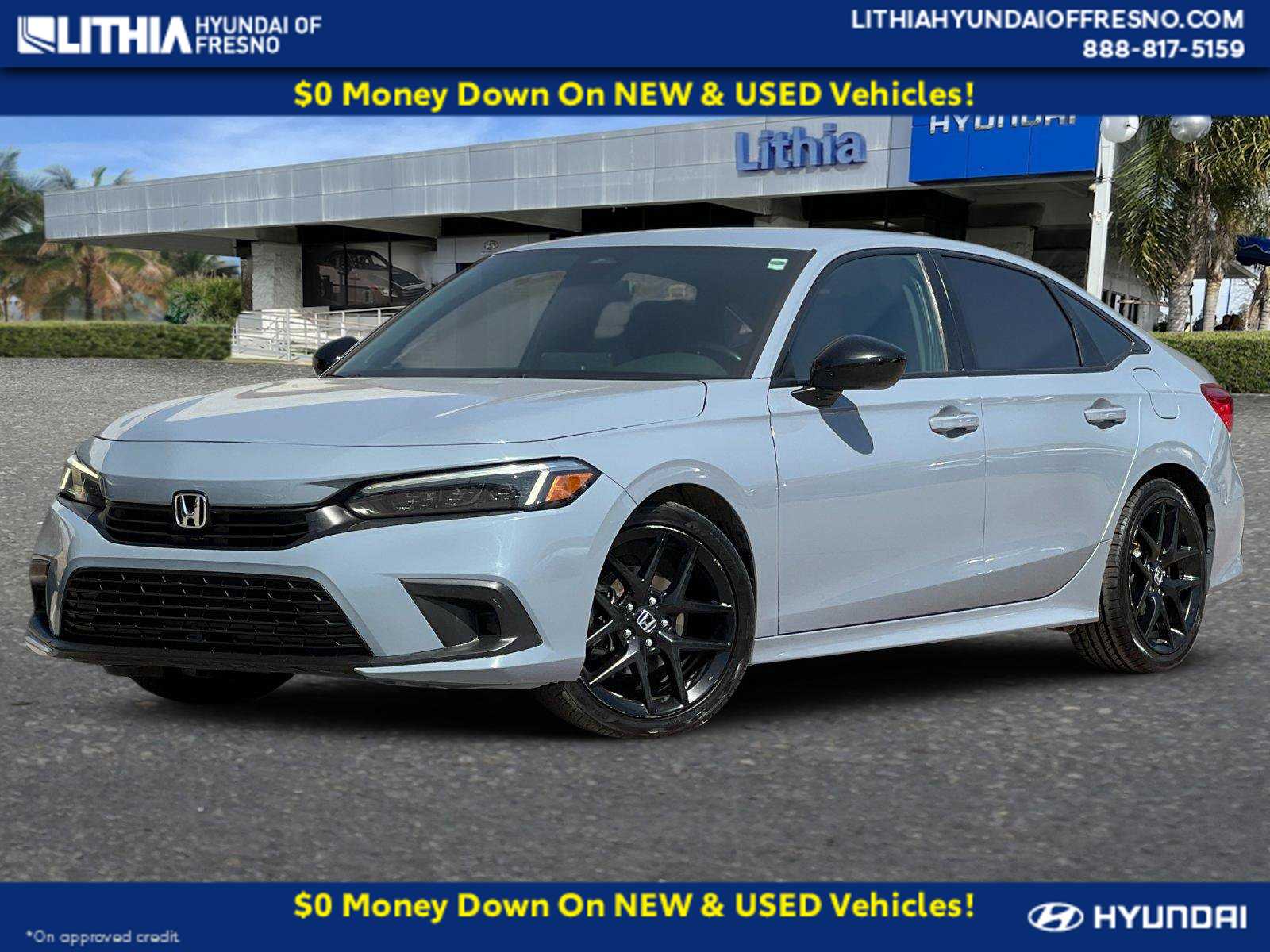 2022 Honda Civic Sedan Sonic Gray Pearl For Sal