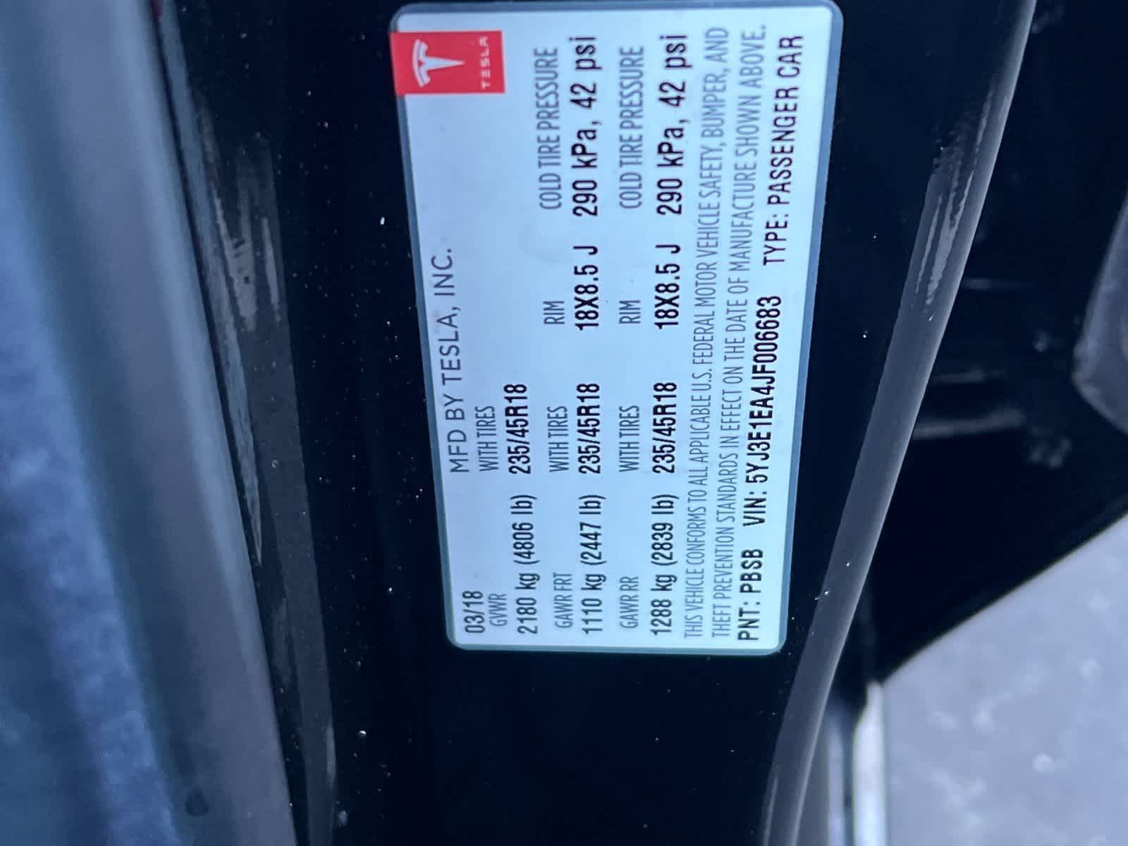 Thumbnail: 2018 Tesla Model 3 - 29