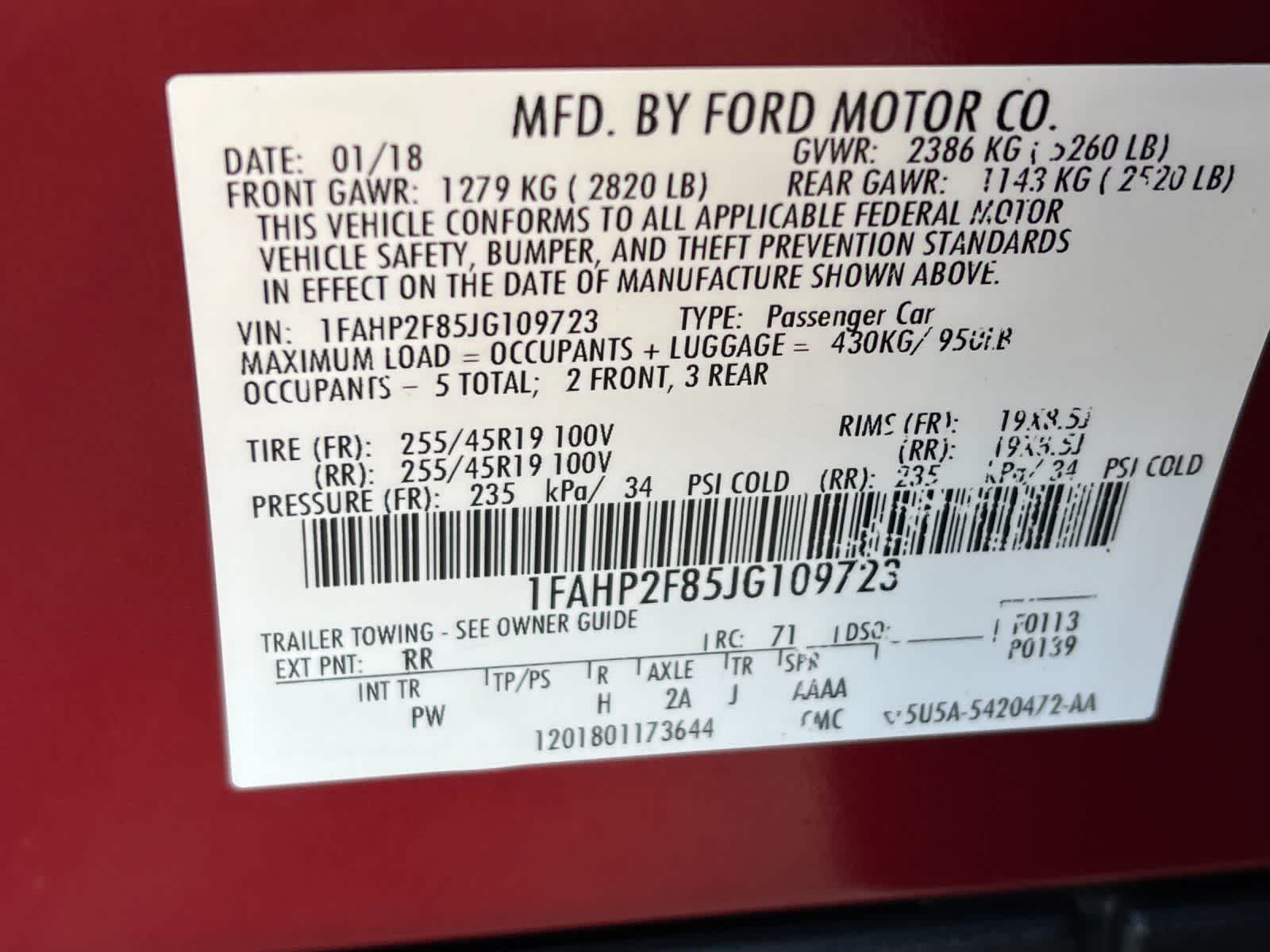 Thumbnail: 2018 Ford Taurus - 29