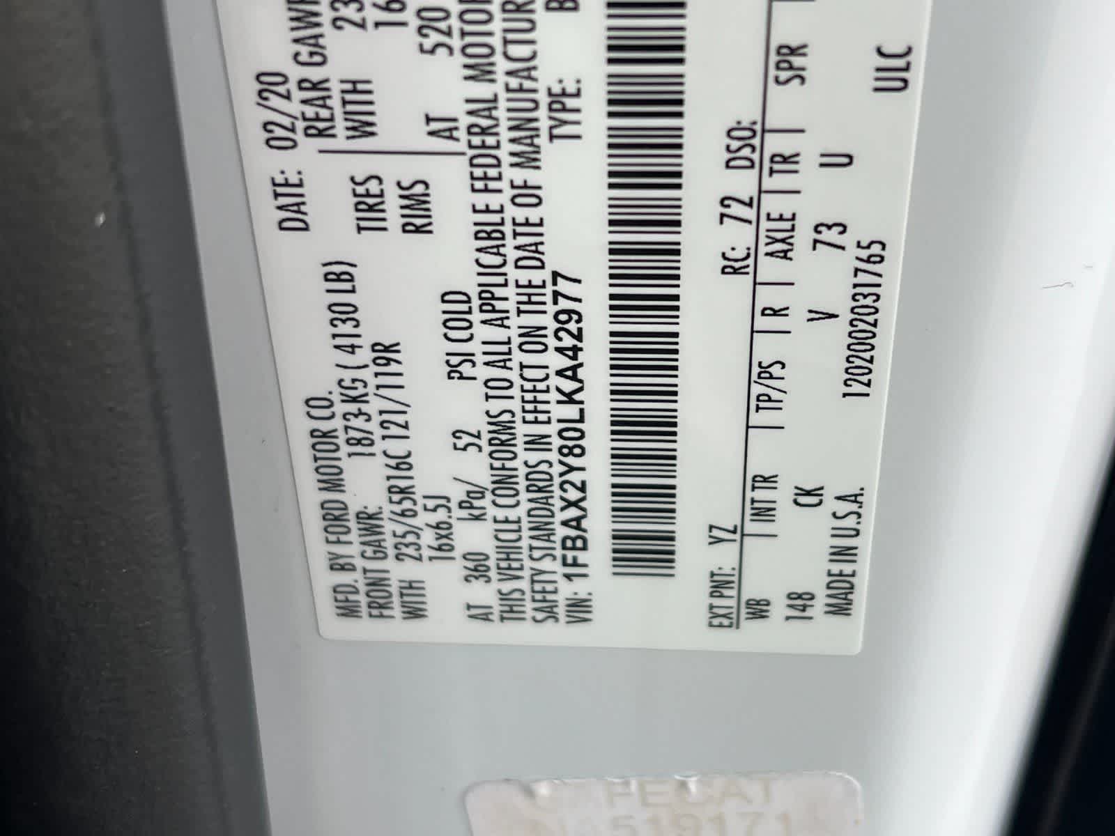 Thumbnail: 2020 Ford Econoline - 30