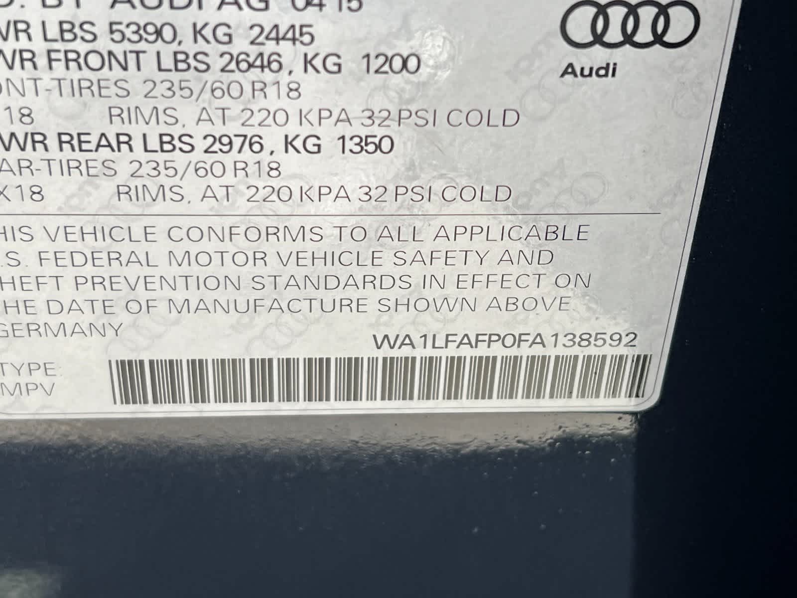 Thumbnail: 2015 Audi Q5 - 31