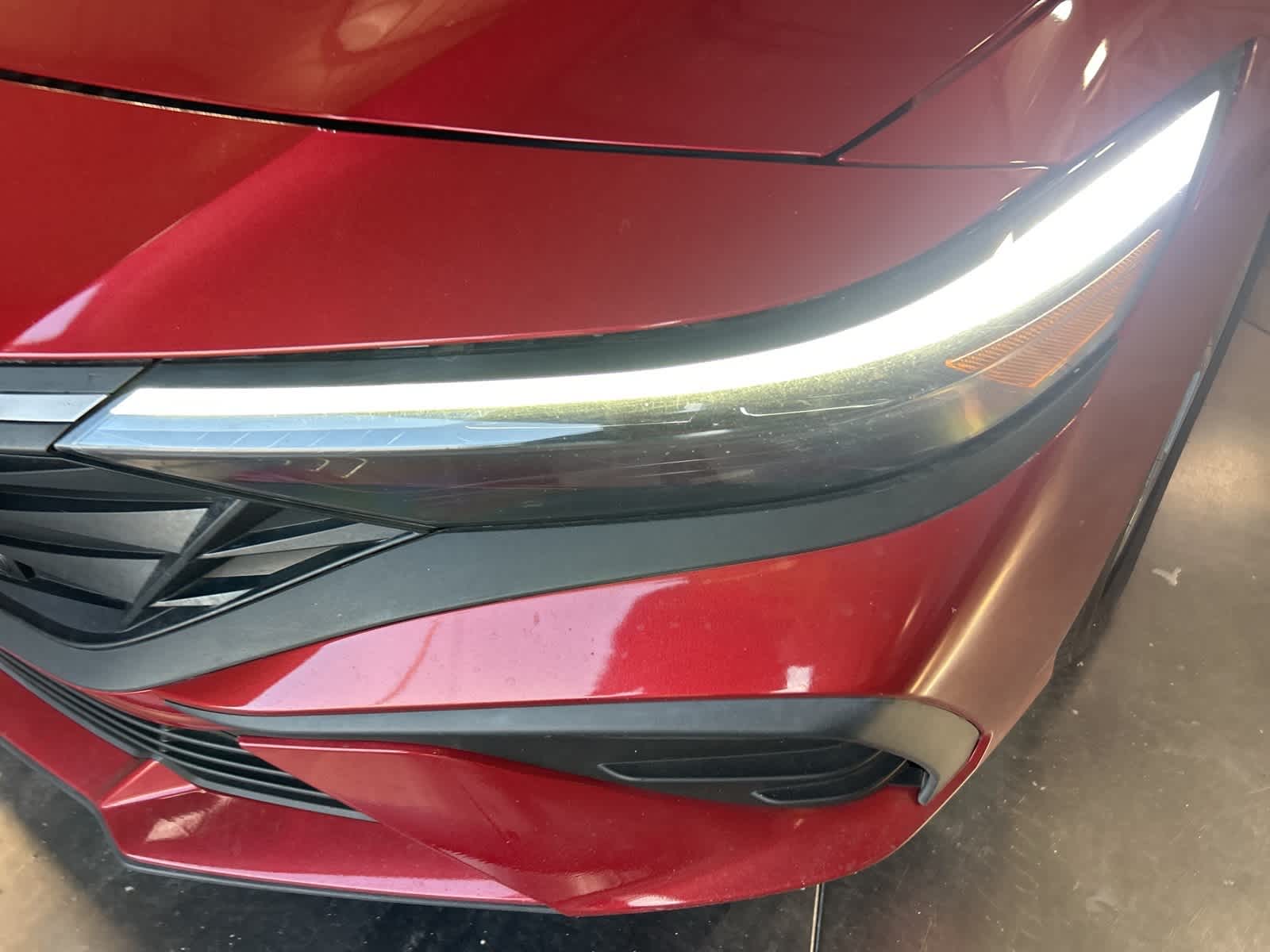 2024 Hyundai Elantra Hybrid Blue photo 2