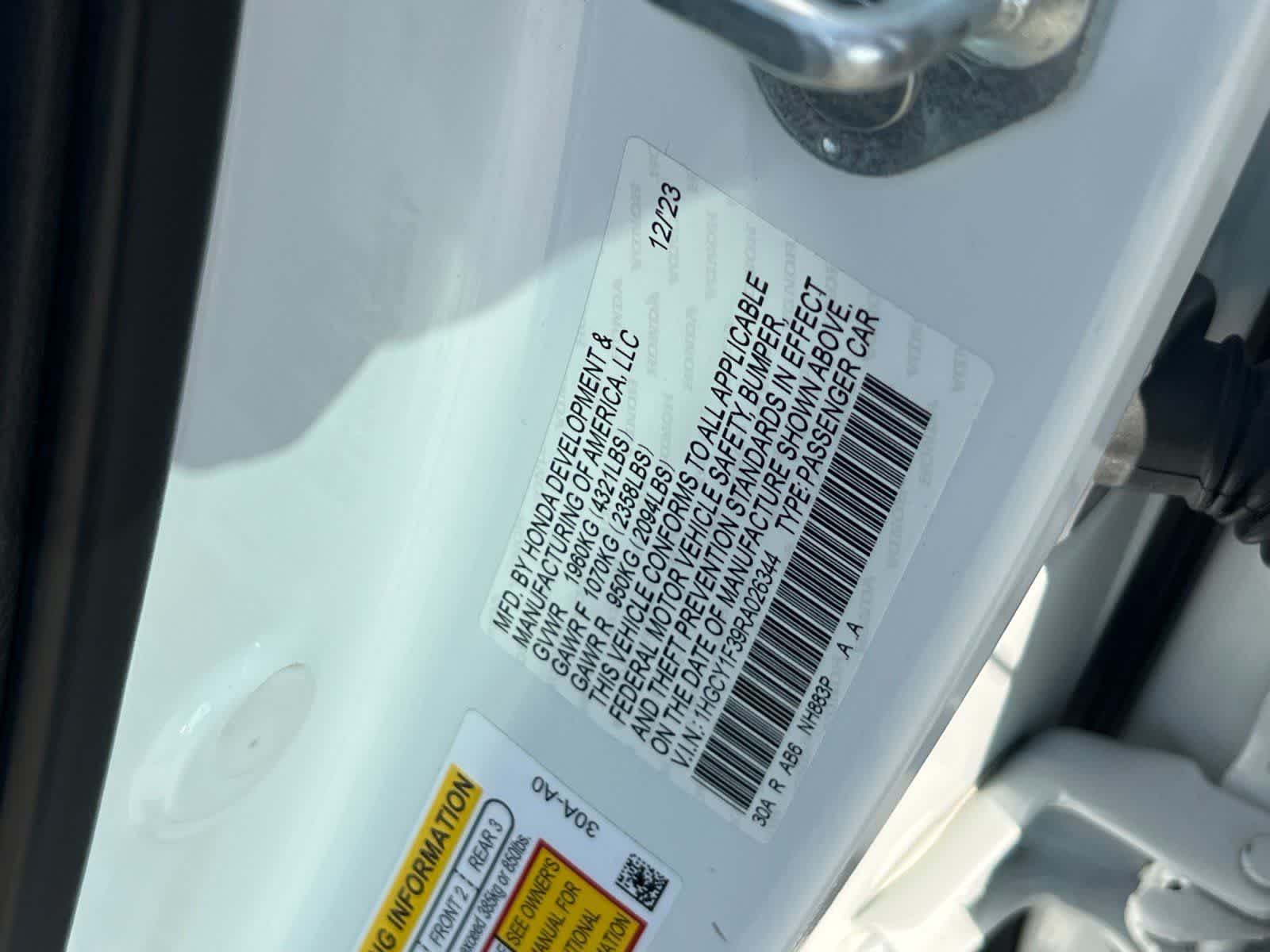 2024 Honda Accord EX - Photo 30