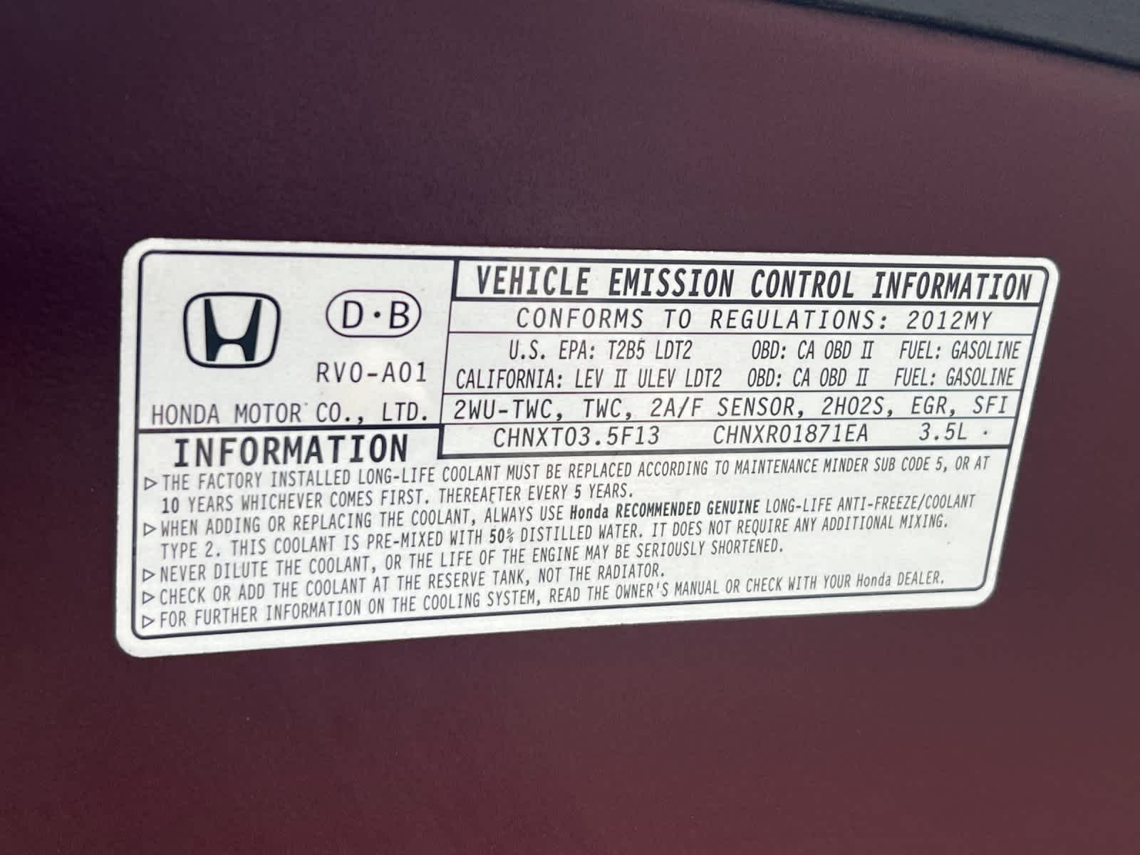 Thumbnail: 2012 Honda Odyssey - 29