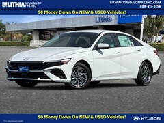 2025 Hyundai Elantra Hybrid Blue Sedan