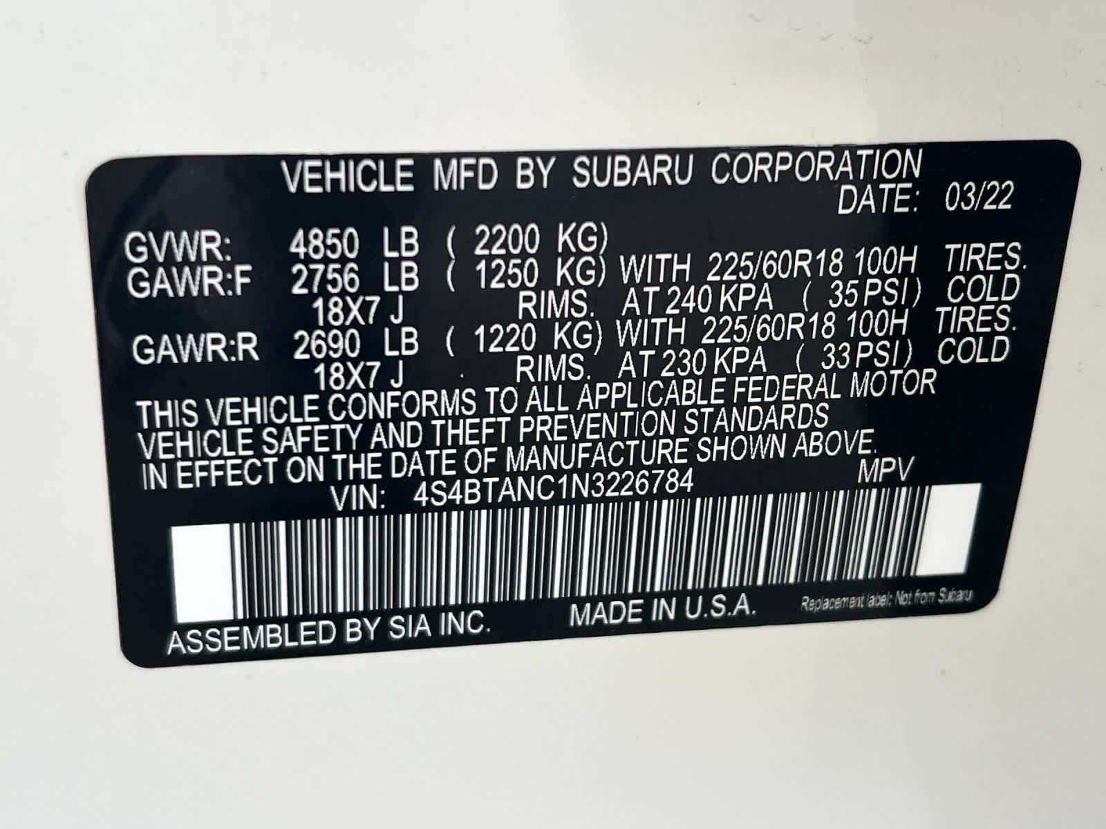 Thumbnail: 2022 Subaru Outback - 33