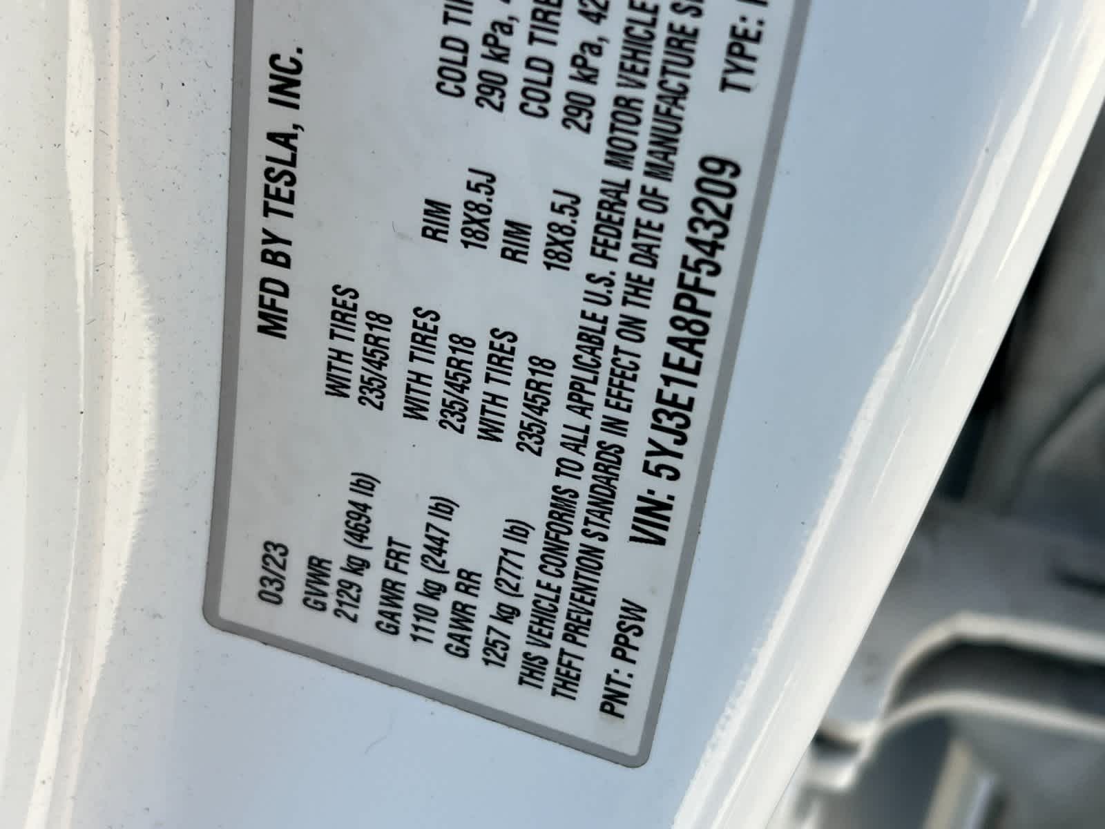 Thumbnail: 2023 Tesla Model 3 - 29