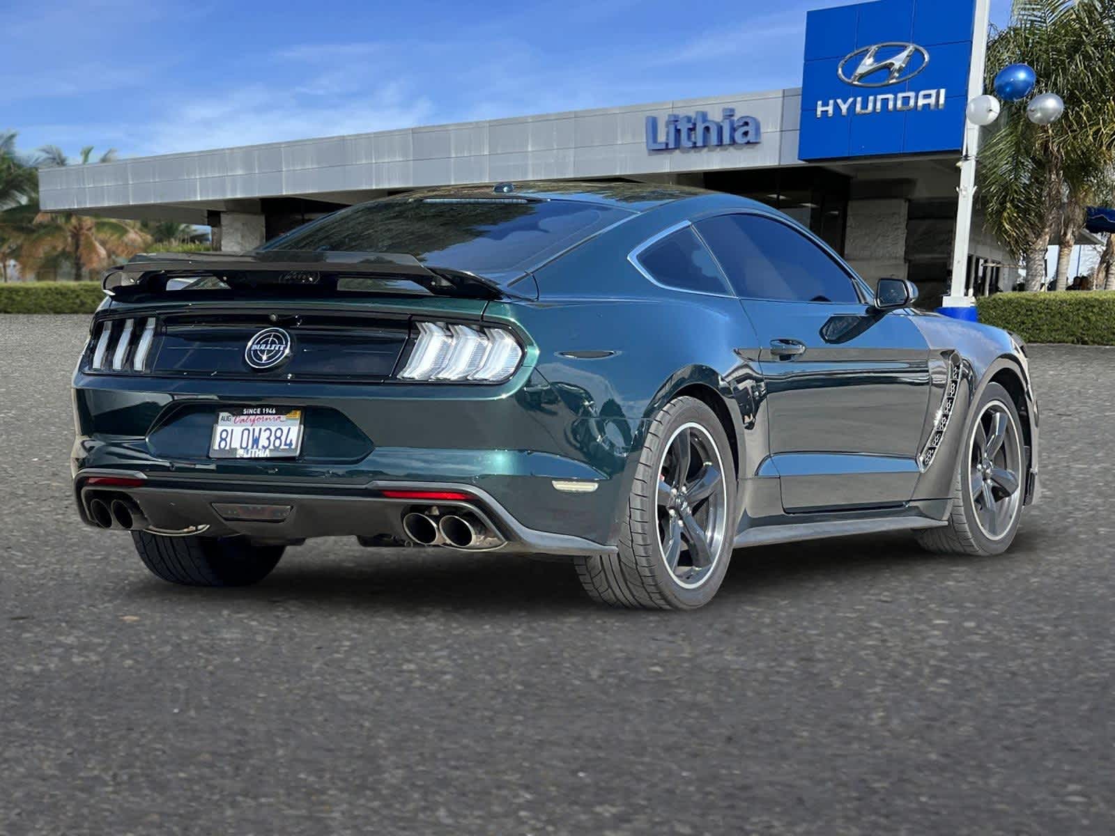 Used 2019 Ford Mustang Bullitt with VIN 1FA6P8K00K5501287 for sale in Fresno, CA