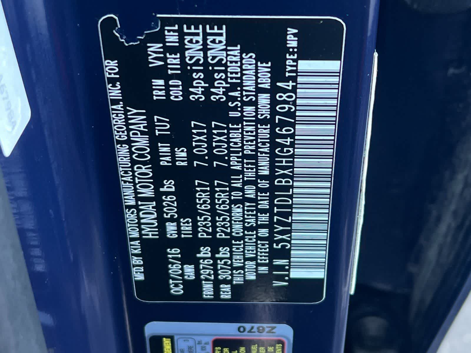 Thumbnail: 2017 Hyundai Santa Fe - 29