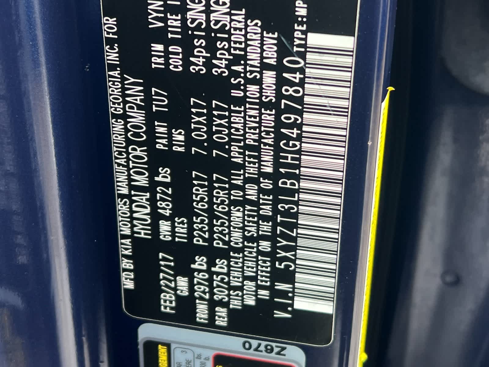 Thumbnail: 2017 Hyundai Santa Fe - 31