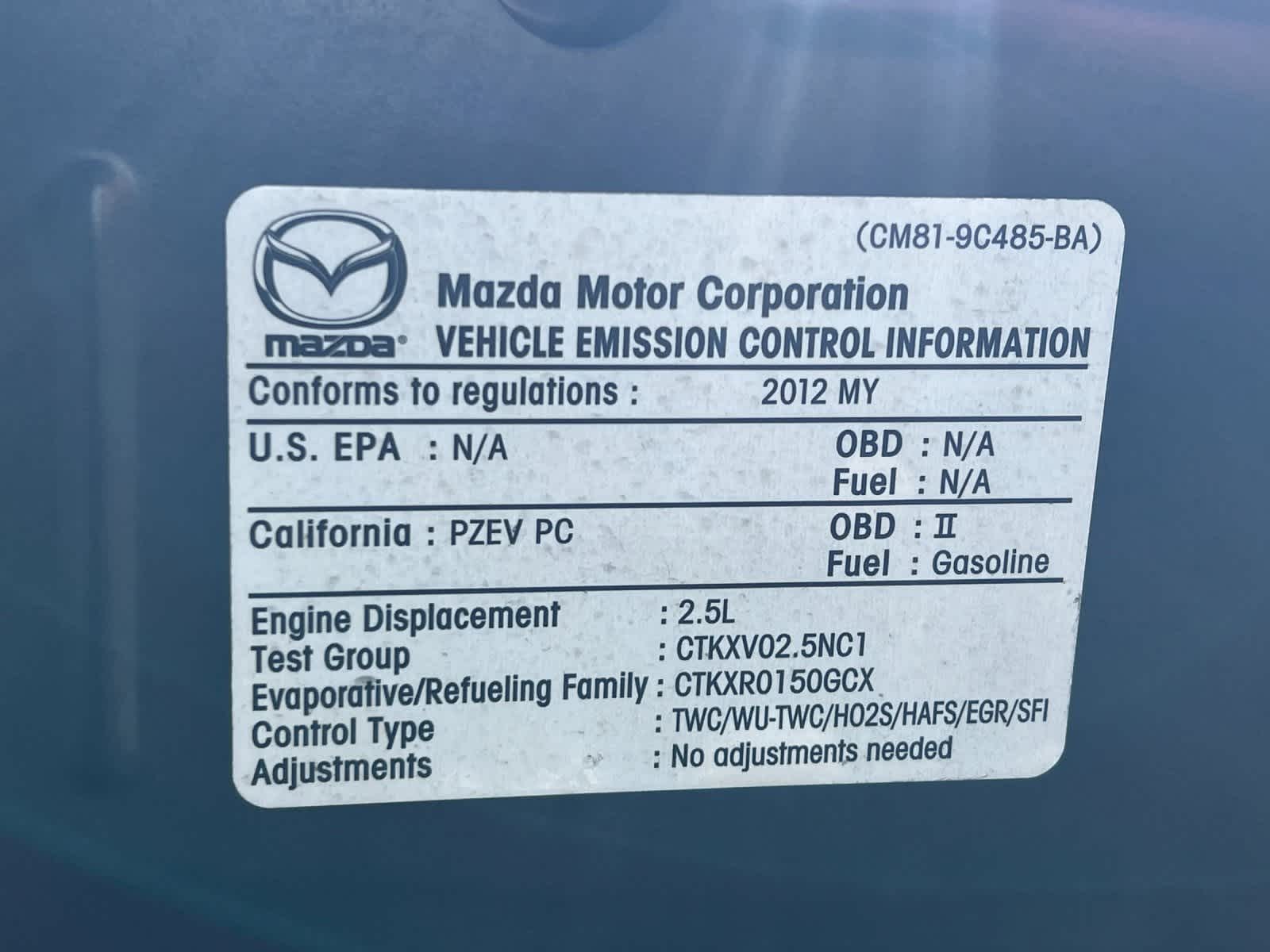 Thumbnail: 2012 Mazda Mazda6 - 25