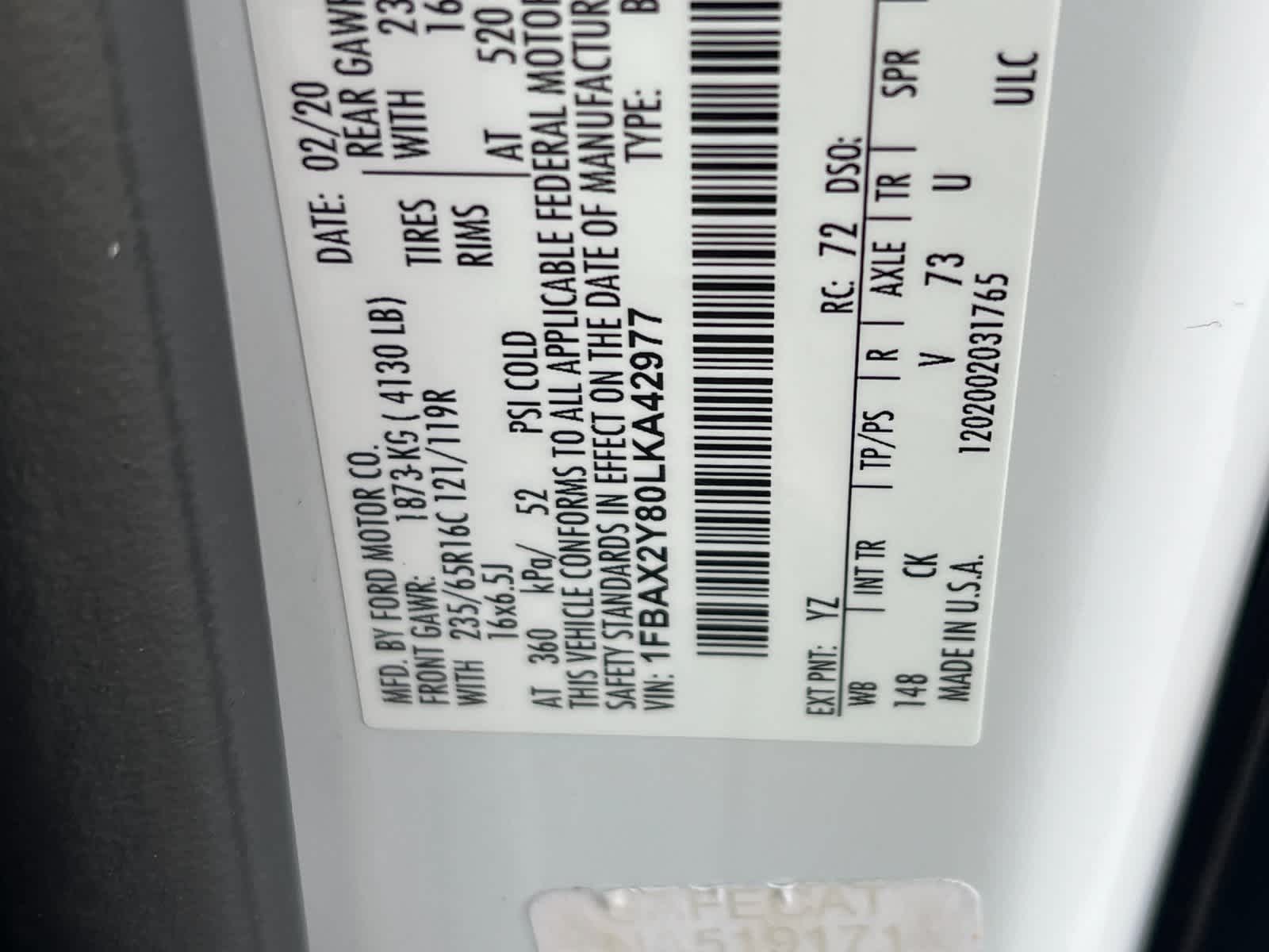 Thumbnail: 2020 Ford Econoline - 30