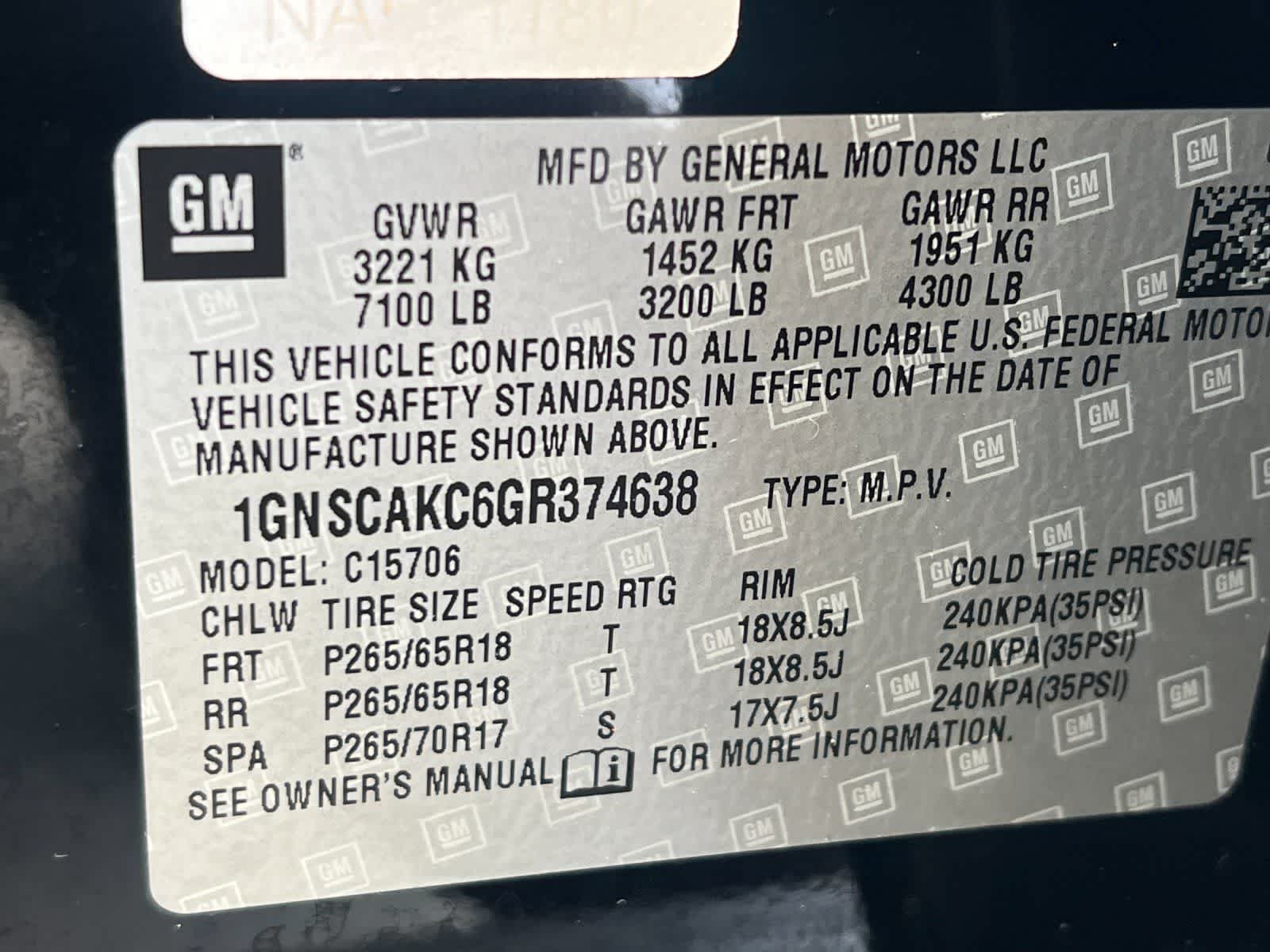 Thumbnail: 2016 Chevrolet Tahoe - 30