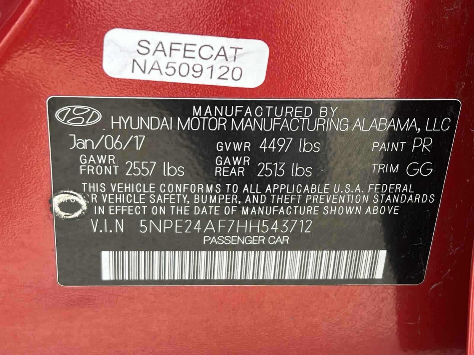 2017 Hyundai Sonata Base 27