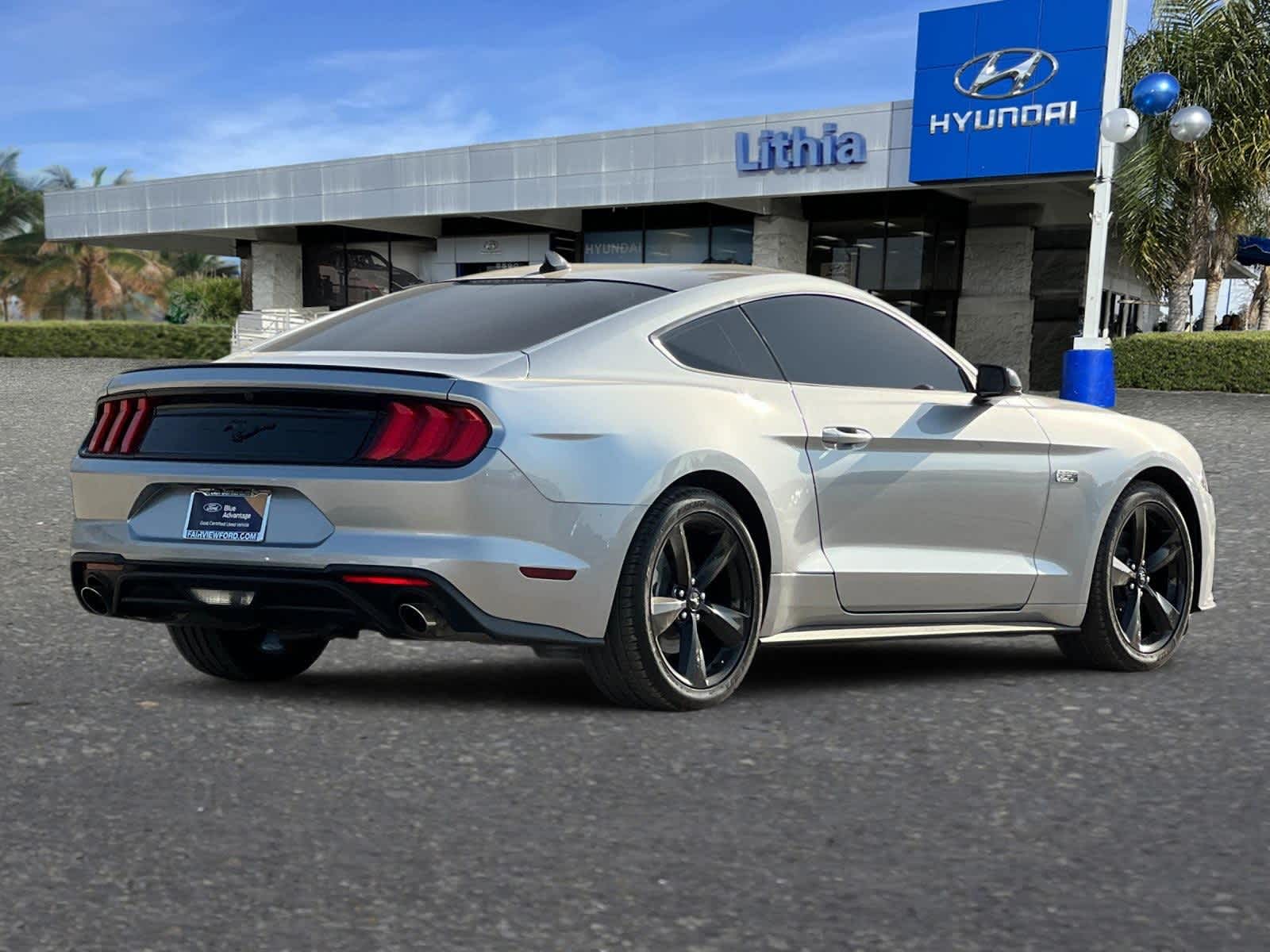 Used 2021 Ford Mustang EcoBoost with VIN 1FA6P8TH0M5113919 for sale in Fresno, CA