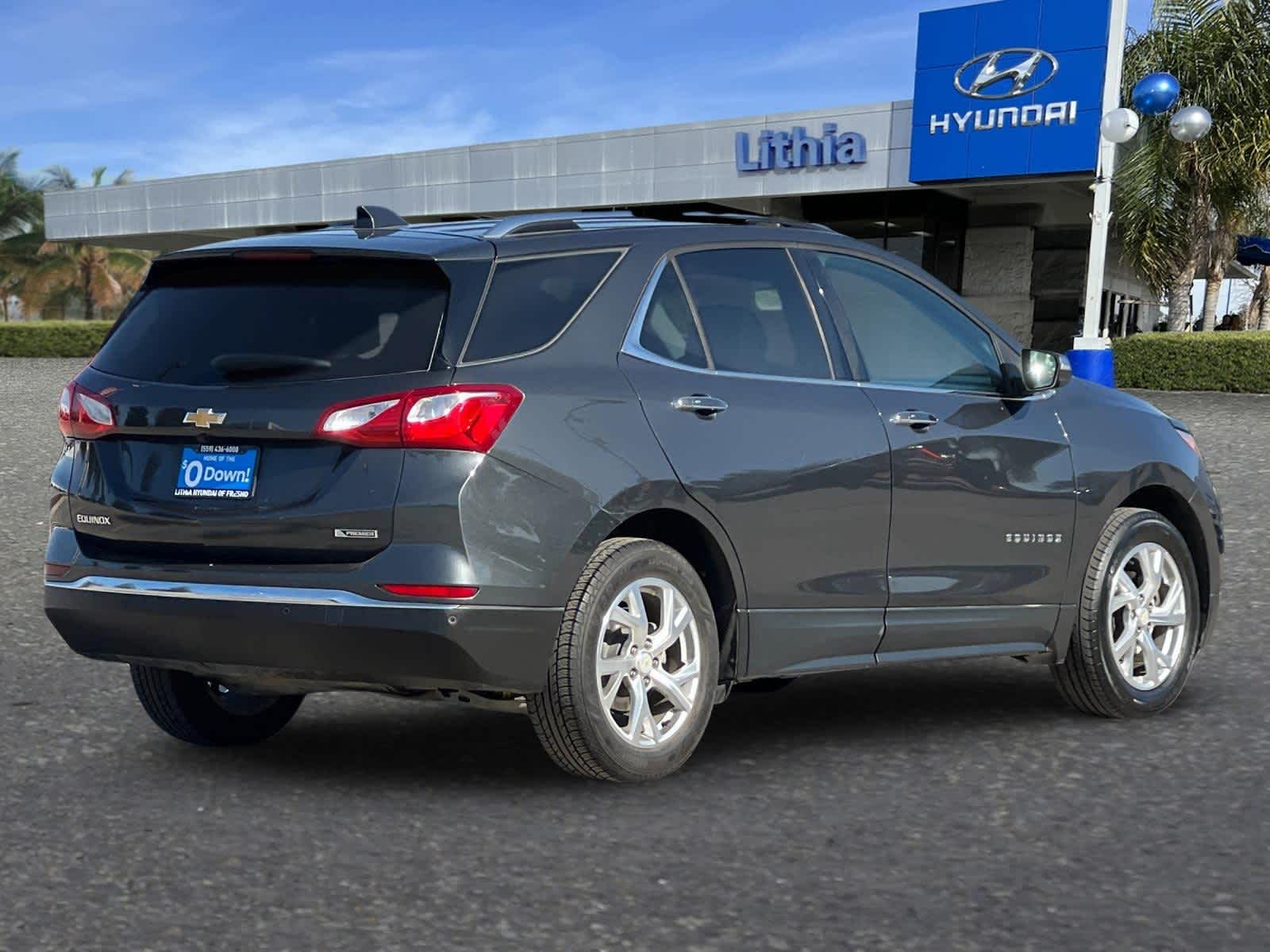 Used 2018 Chevrolet Equinox Premier with VIN 2GNAXMEV2J6199239 for sale in Fresno, CA