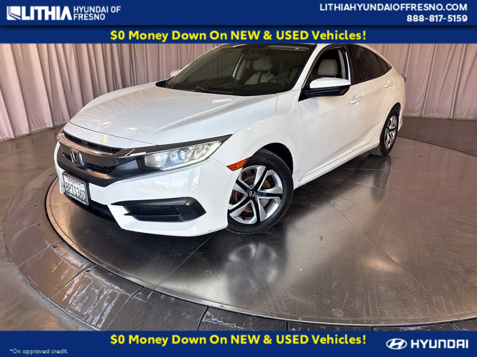 Used 2016 Honda Civic LX Sedan