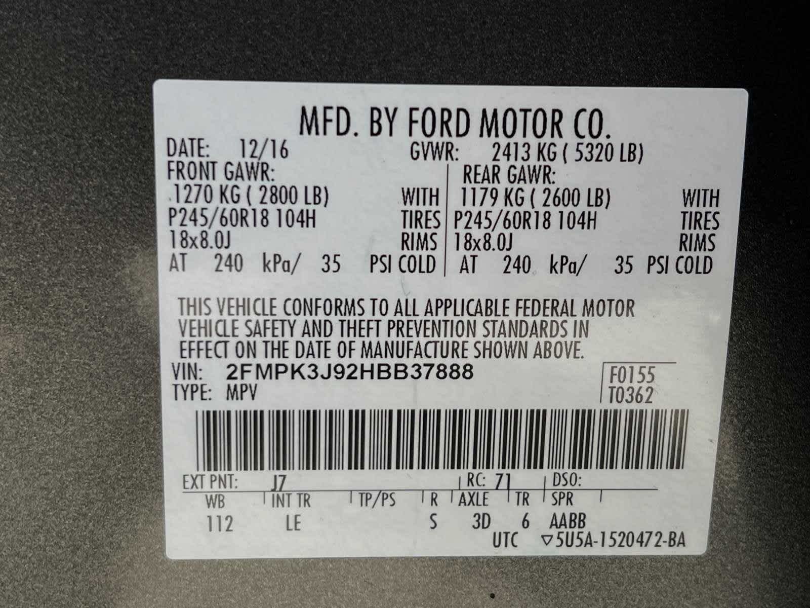 2017 Ford Edge SEL 28