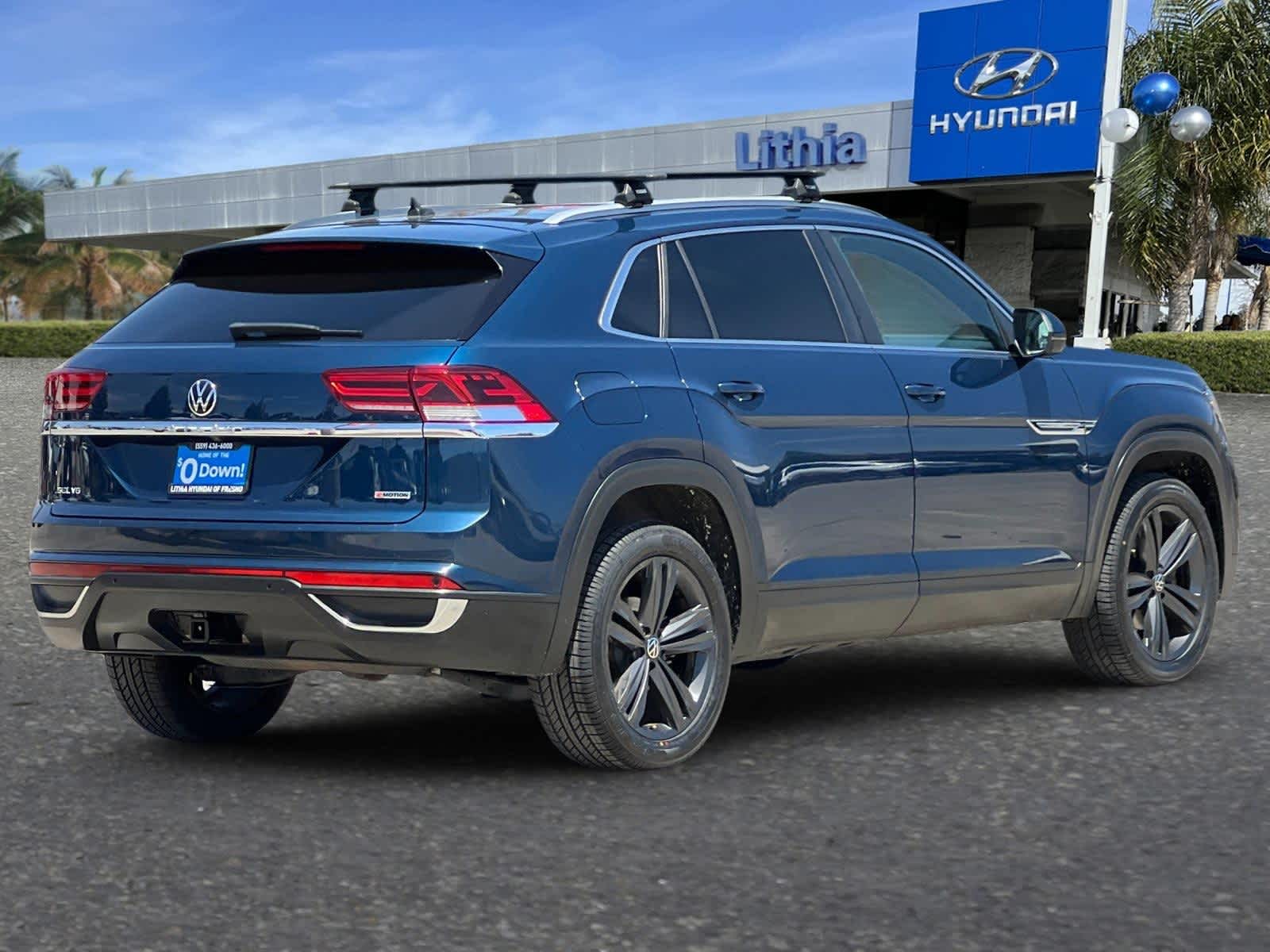 Used 2020 Volkswagen Atlas Cross Sport SEL with VIN 1V2ME2CA5LC208377 for sale in Fresno, CA