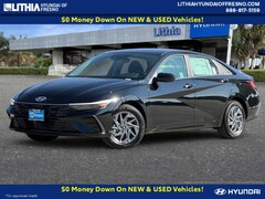 2026 Hyundai Elantra Hybrid Blue Sedan
