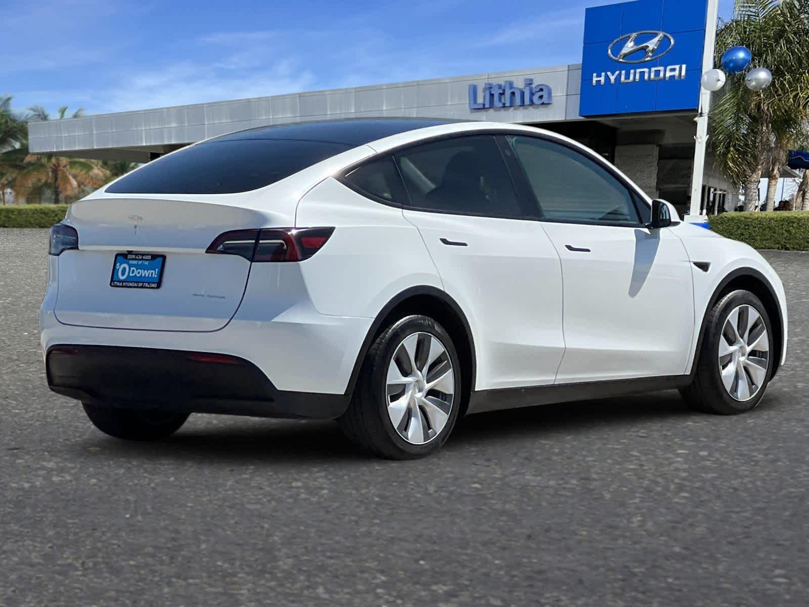 Used 2023 Tesla Model Y Long Range with VIN 7SAYGDEE9PA038851 for sale in Fresno, CA