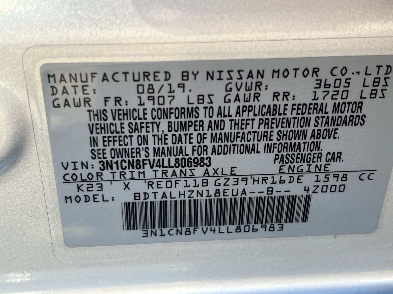 Thumbnail: 2020 Nissan Versa - 28