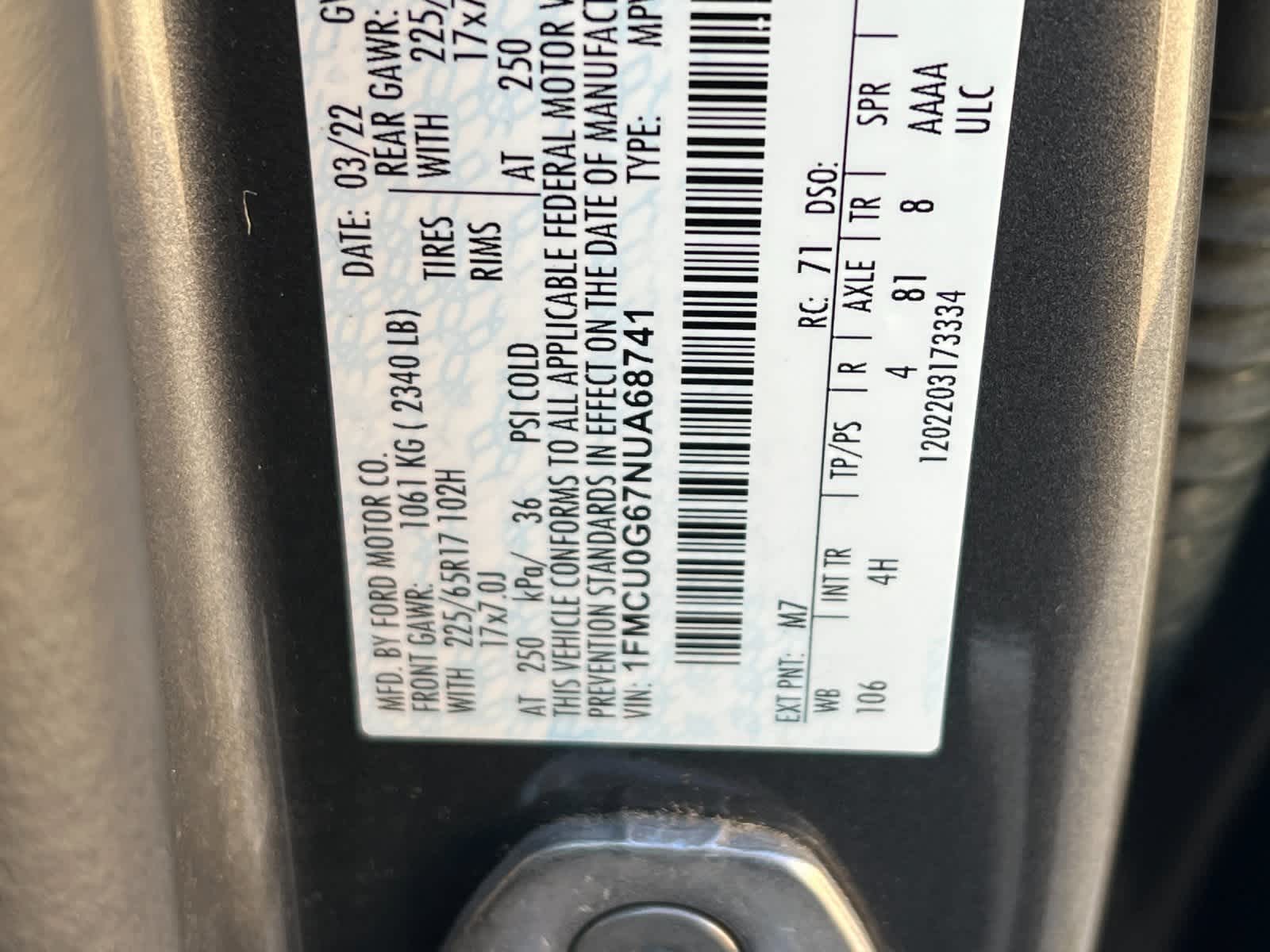 Thumbnail: 2022 Ford Escape - 30