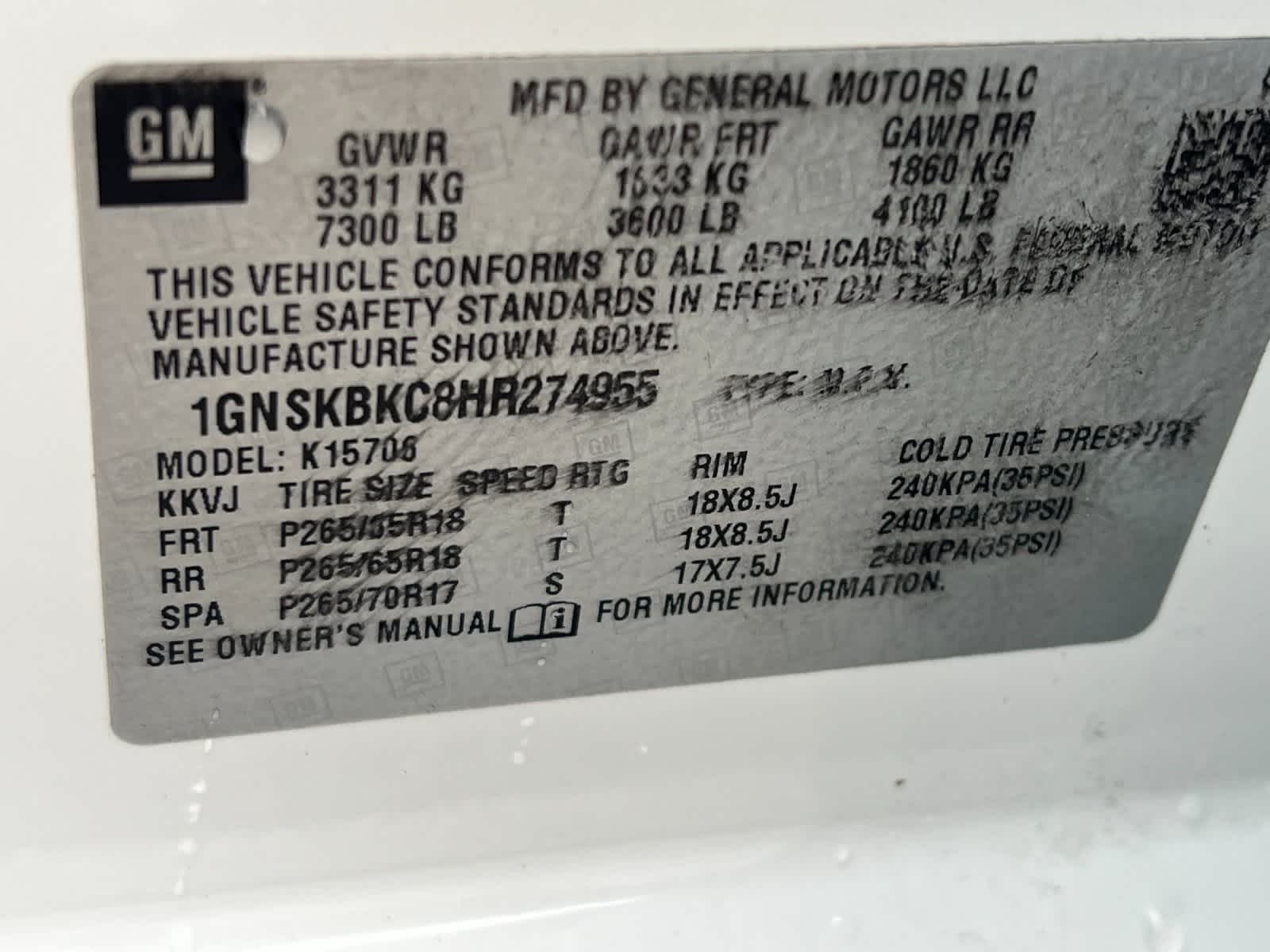 Thumbnail: 2017 Chevrolet Tahoe - 31