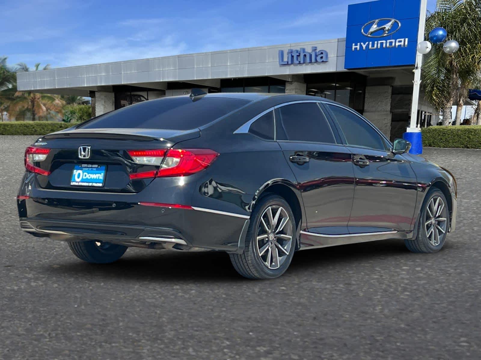 Used 2022 Honda Accord EX-L with VIN 1HGCV1F56NA042649 for sale in Fresno, CA