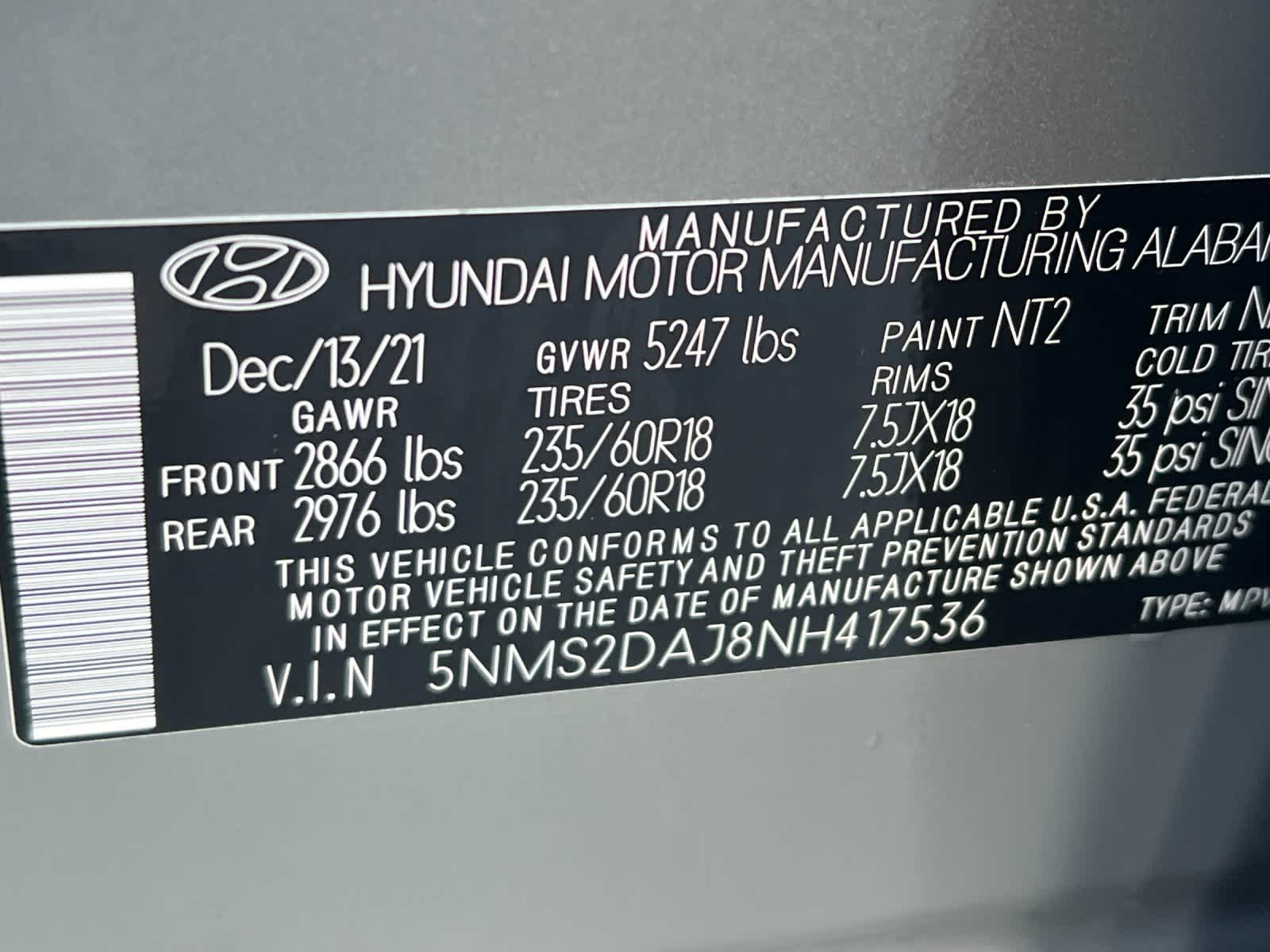 Thumbnail: 2022 Hyundai Santa Fe - 32