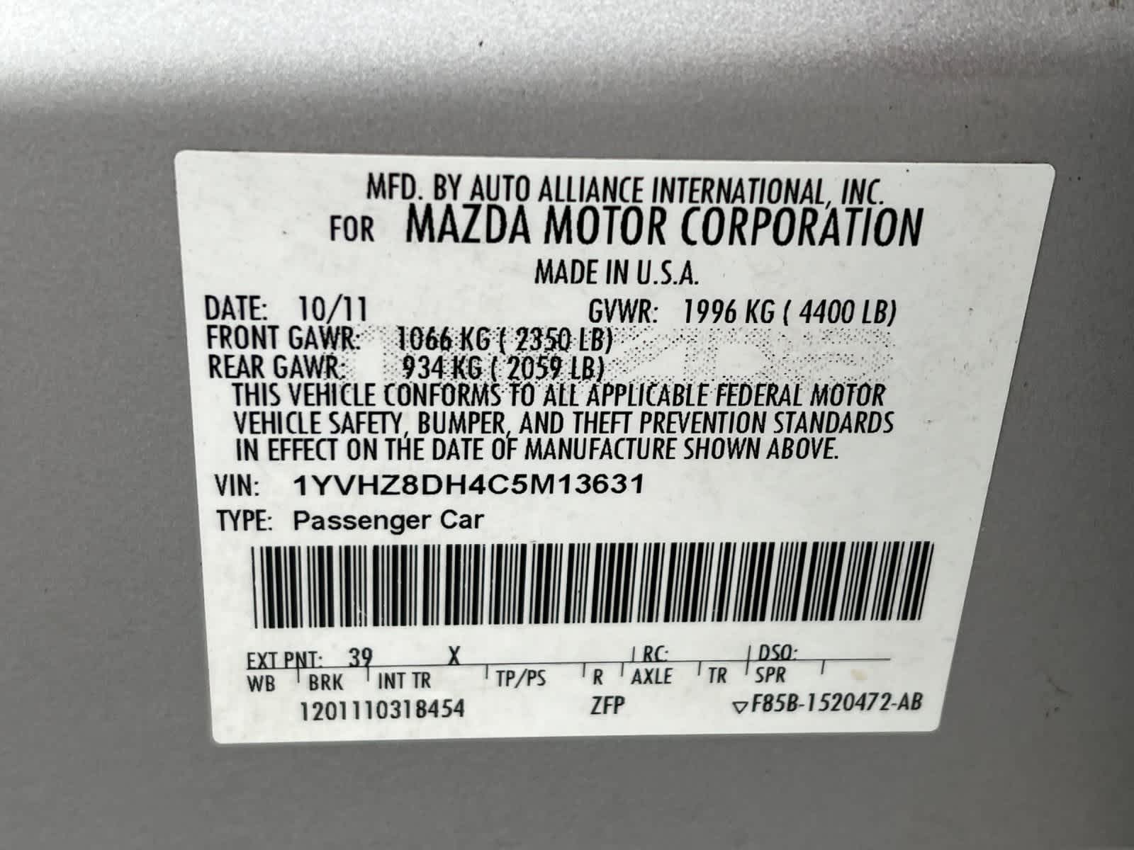 Thumbnail: 2012 Mazda Mazda6 - 27